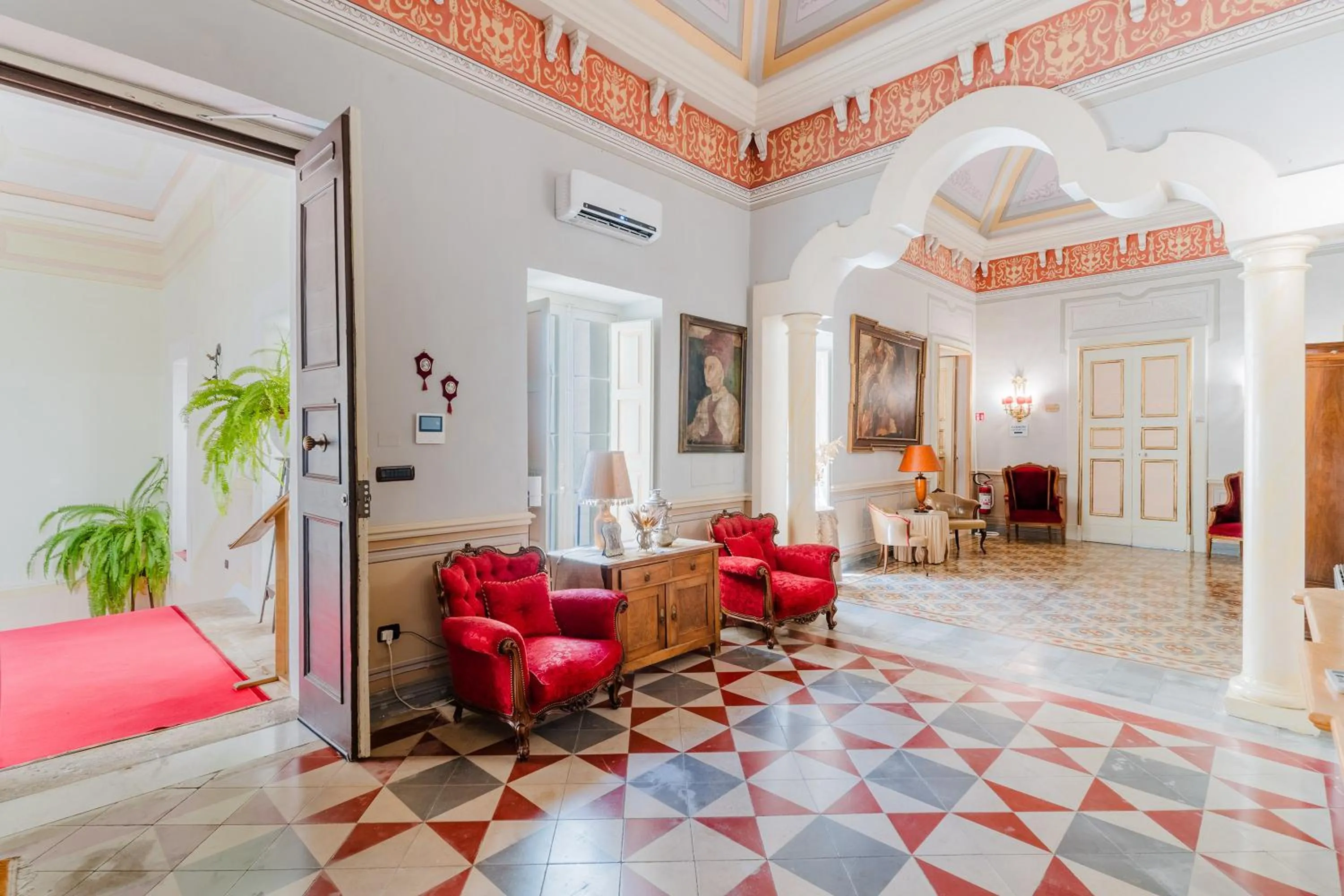 Living room in Palazzo De Castro