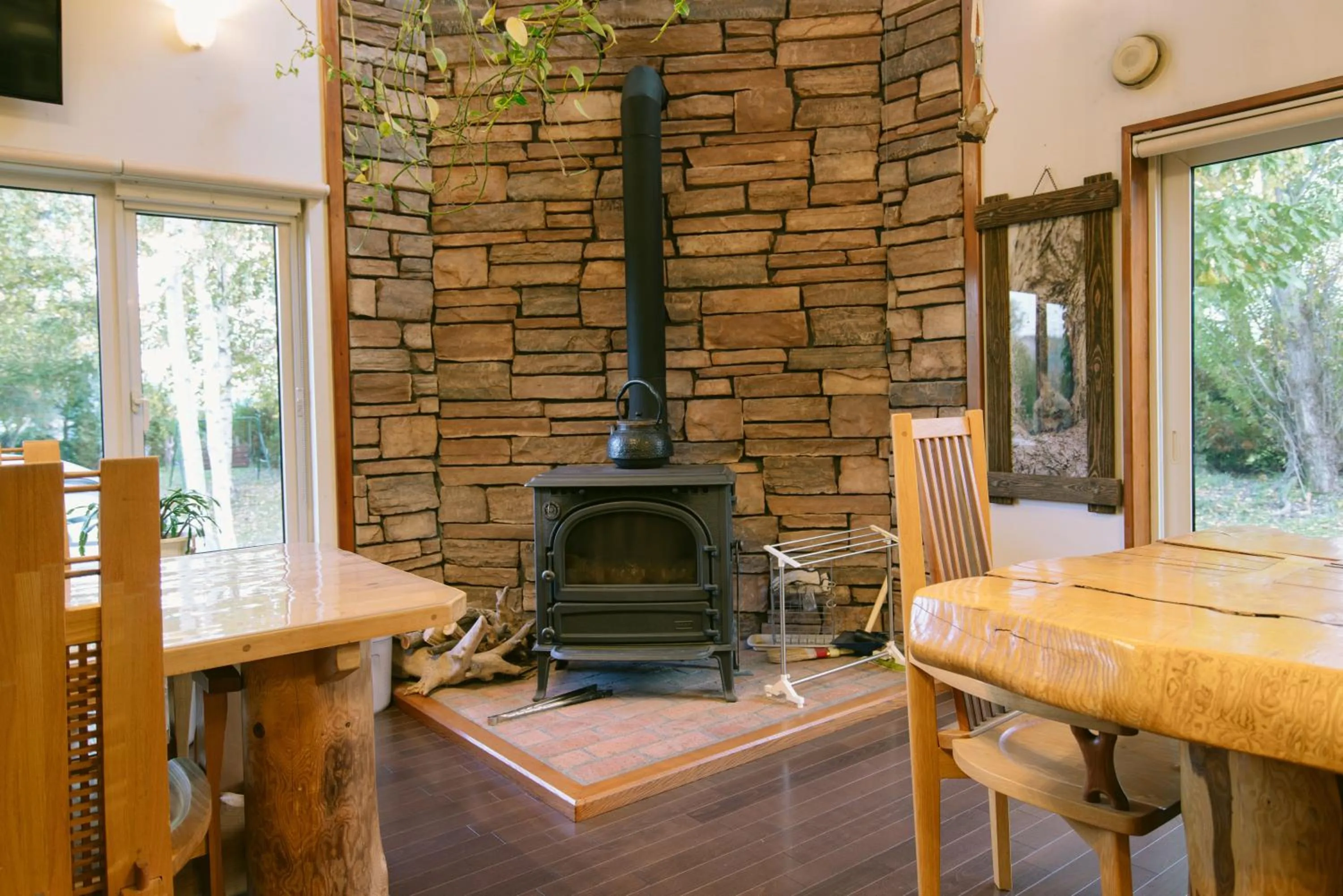 Dining area in Pension Ashitaya