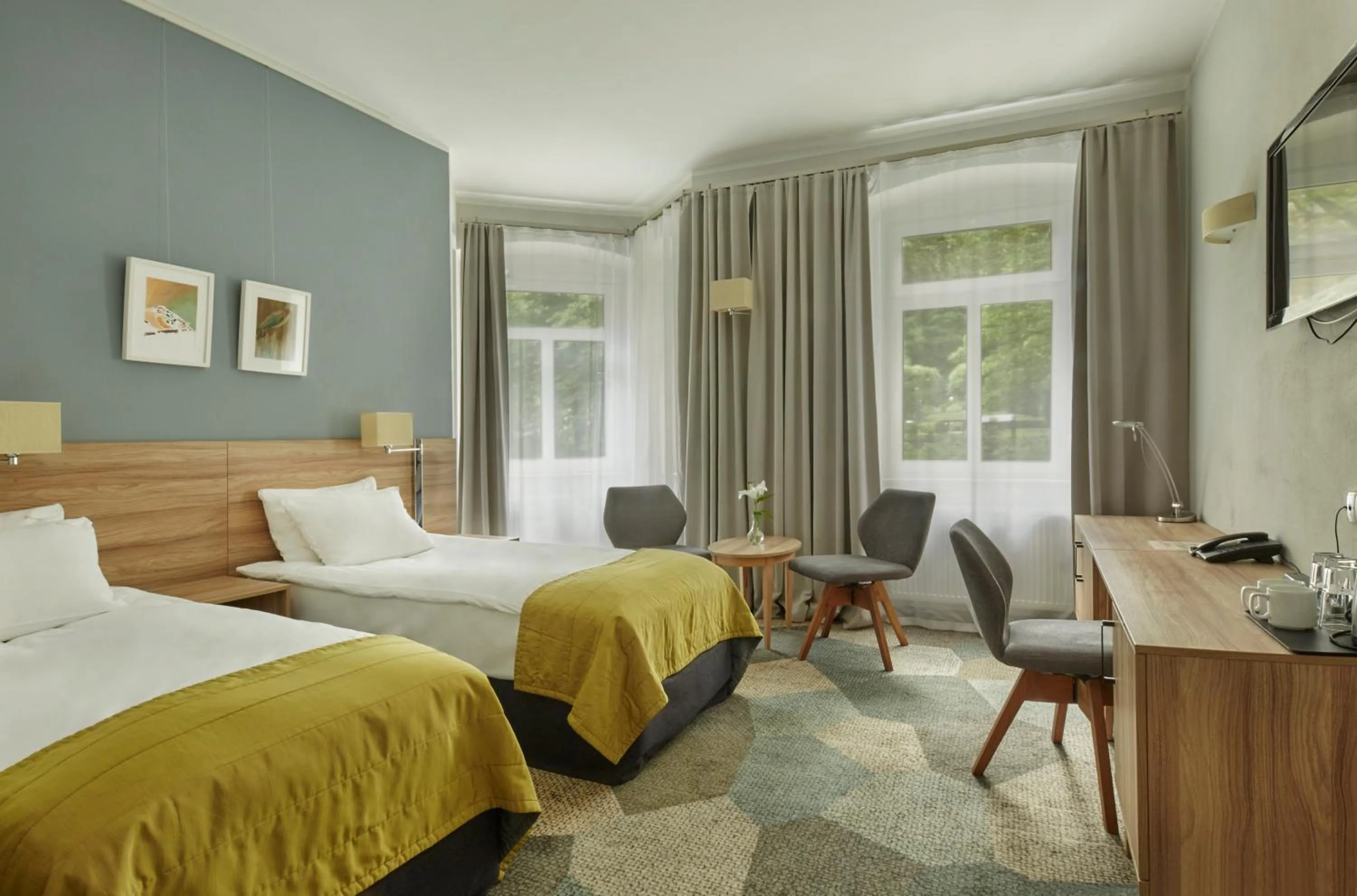 Bedroom, Bed in Impresja Art Resort