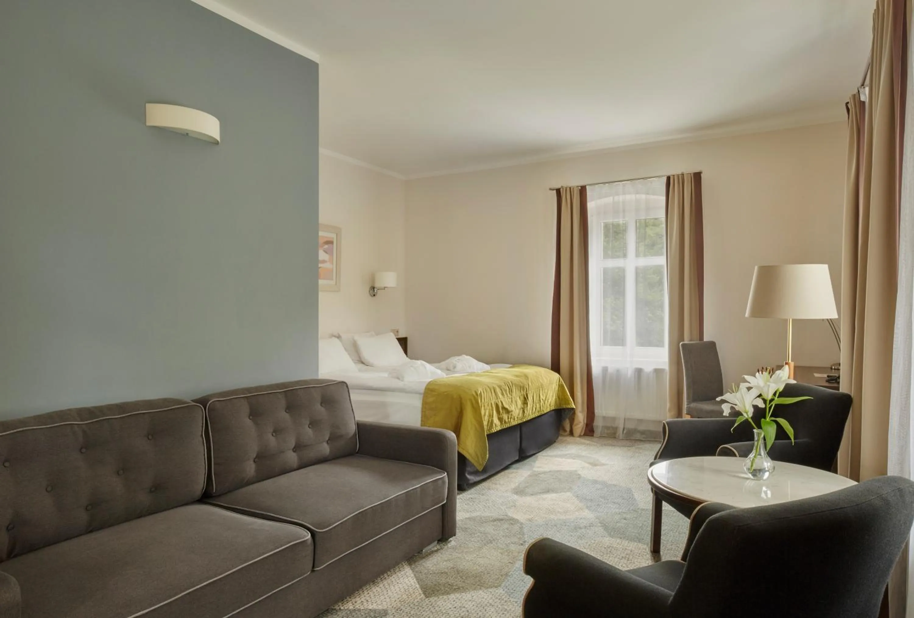 Bedroom, Bed in Impresja Art Resort