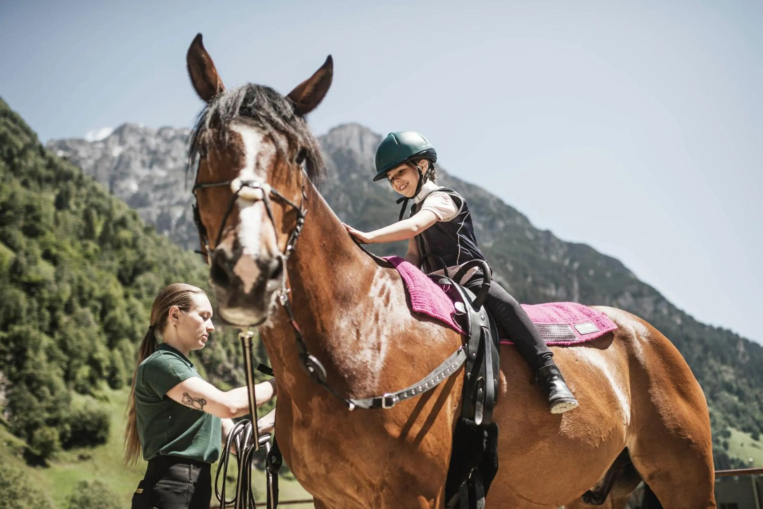 Horse-riding in Feuerstein Nature Family Resort