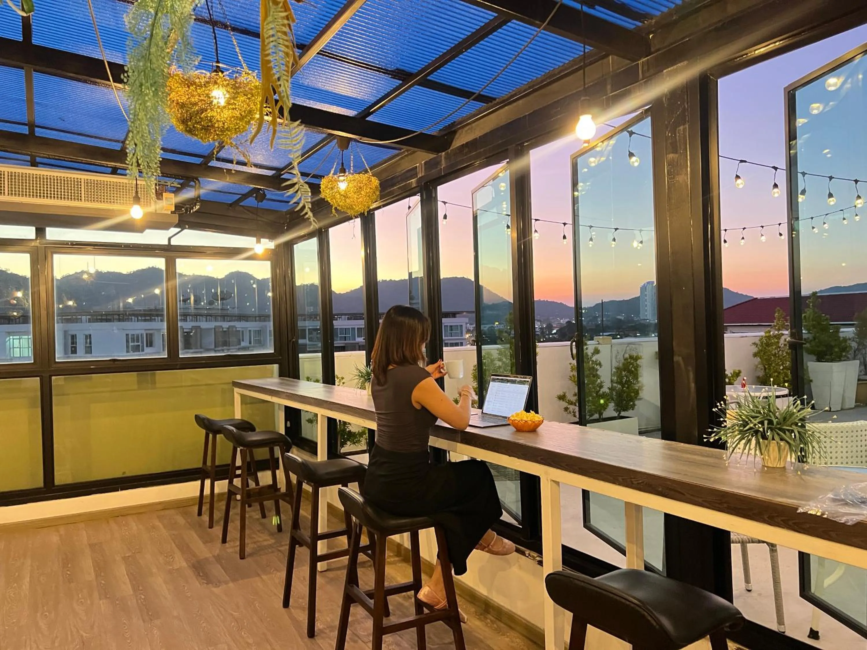 Seating area in Royal Pavilion Hua Hin