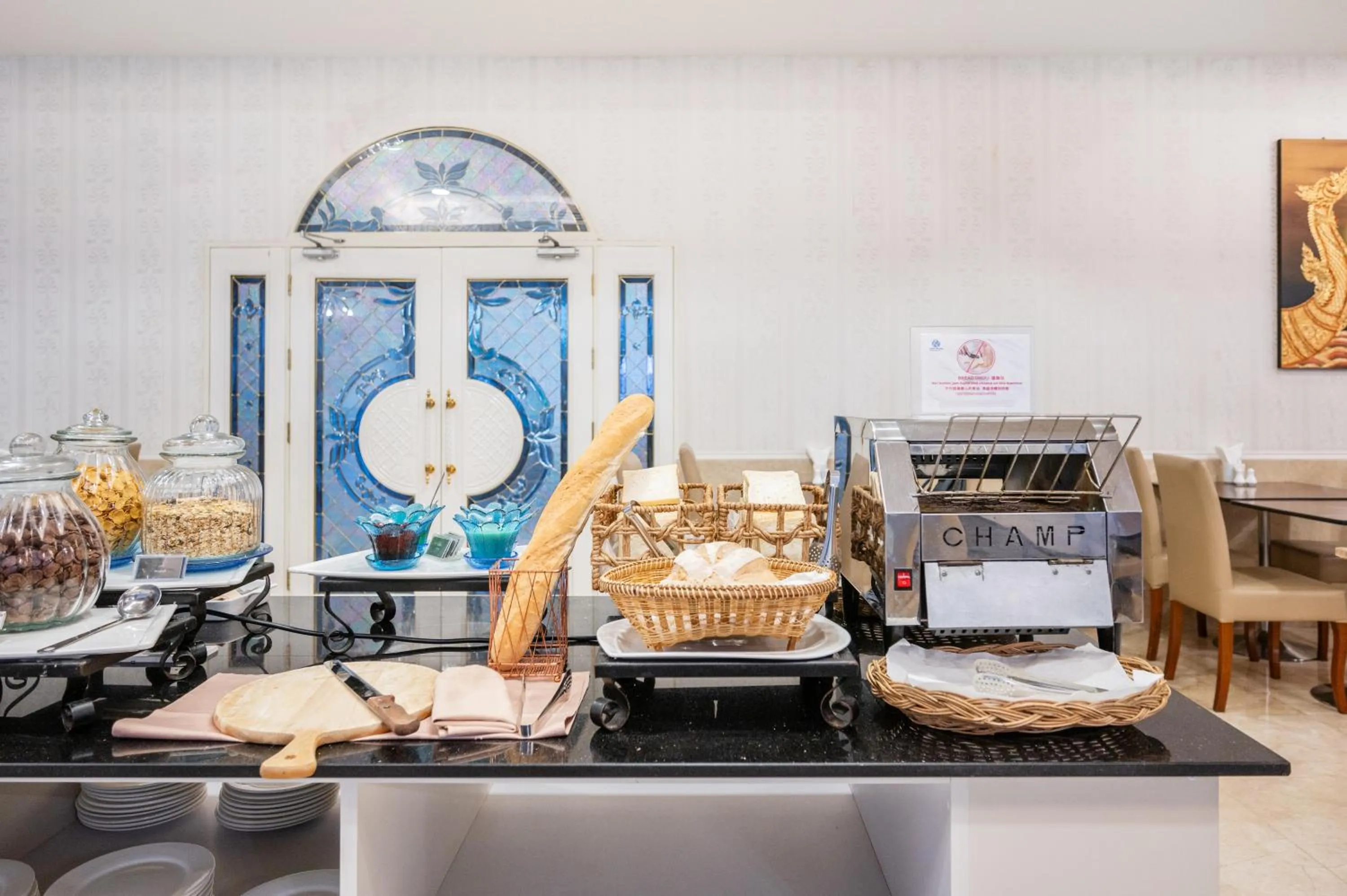 Buffet breakfast in Royal Pavilion Hua Hin