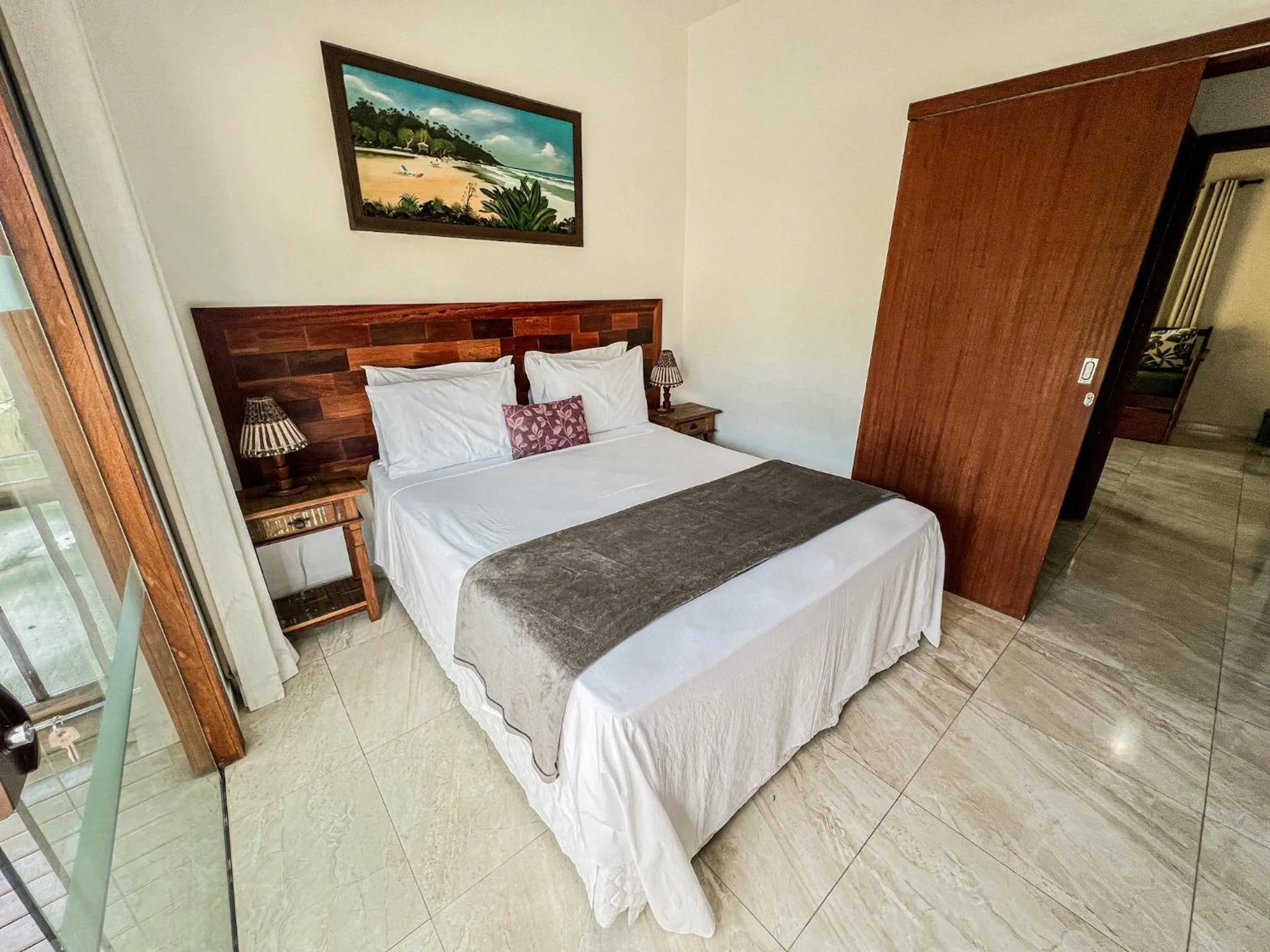 Bed in Conchas do Mar Residence