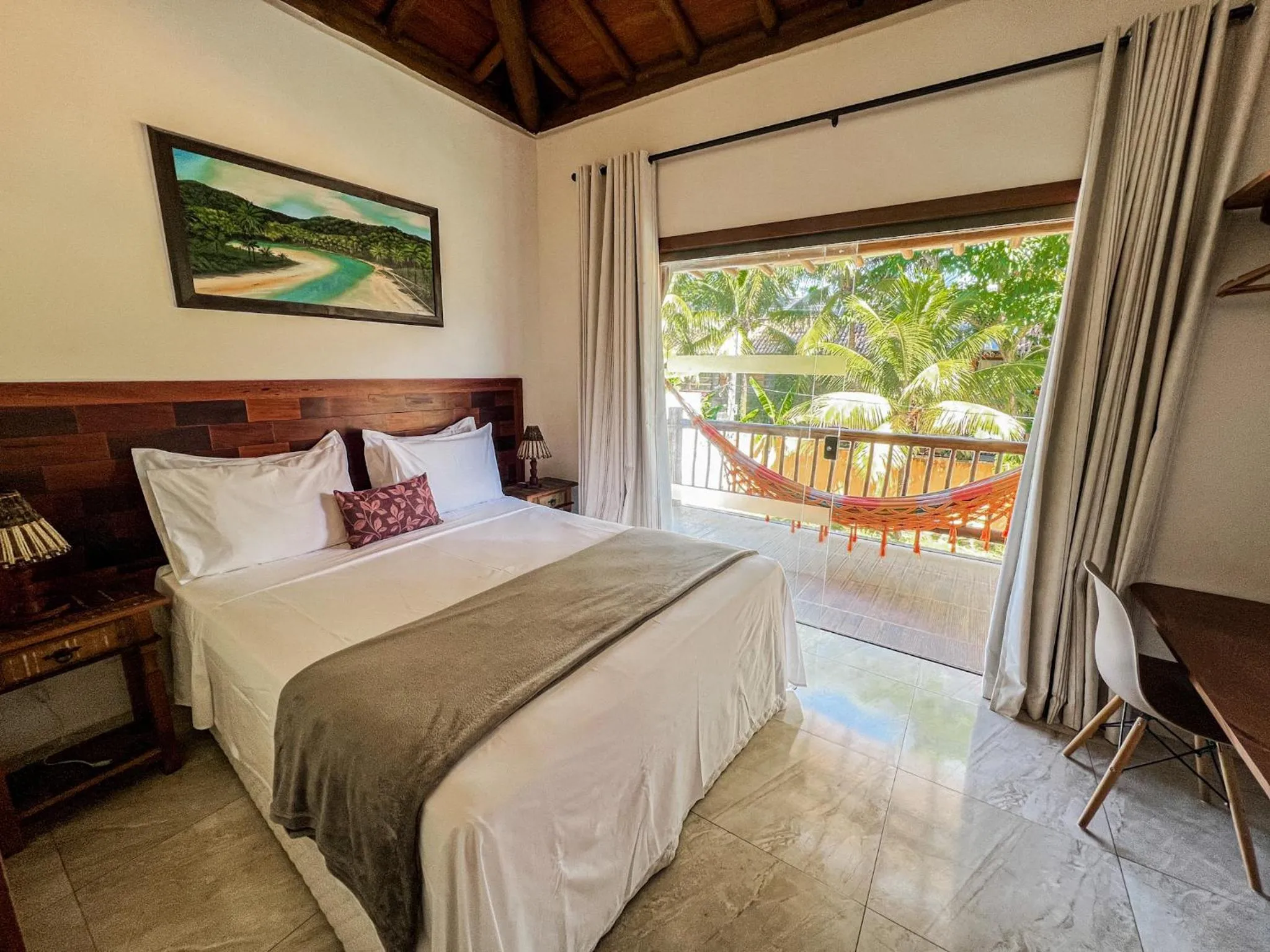 Bed in Conchas do Mar Residence