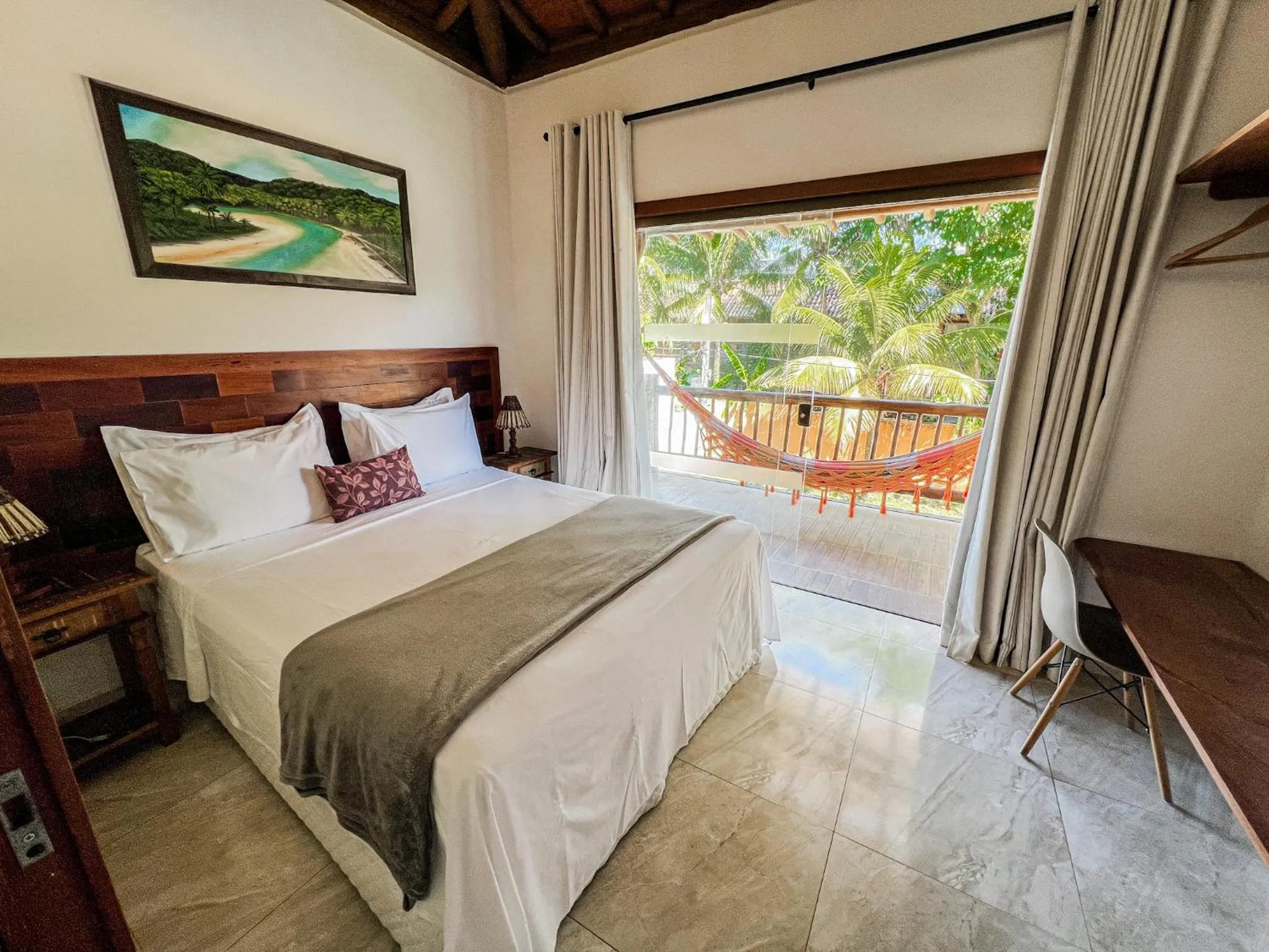 Bed in Conchas do Mar Residence