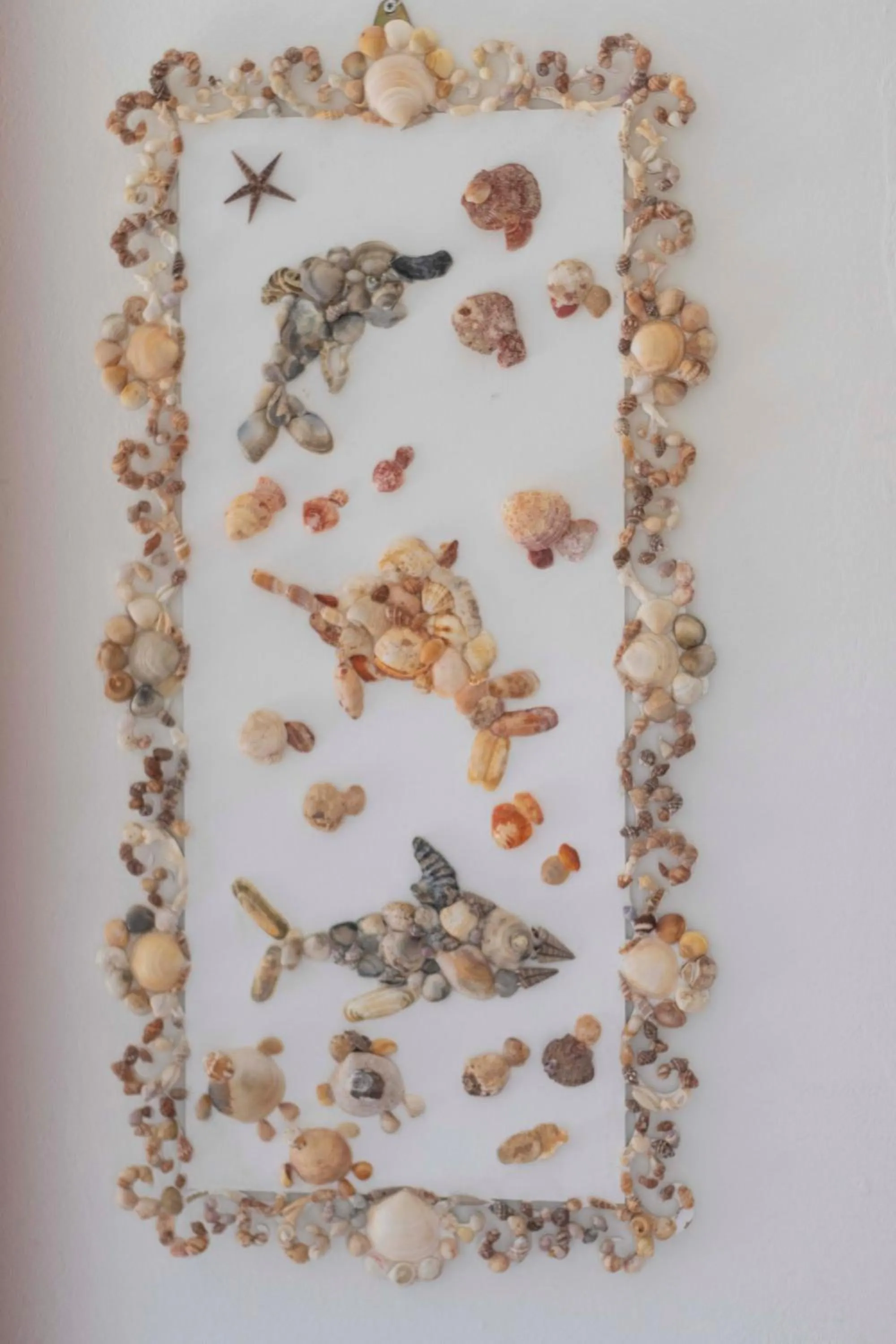 Decorative detail in Conchas do Mar Residence