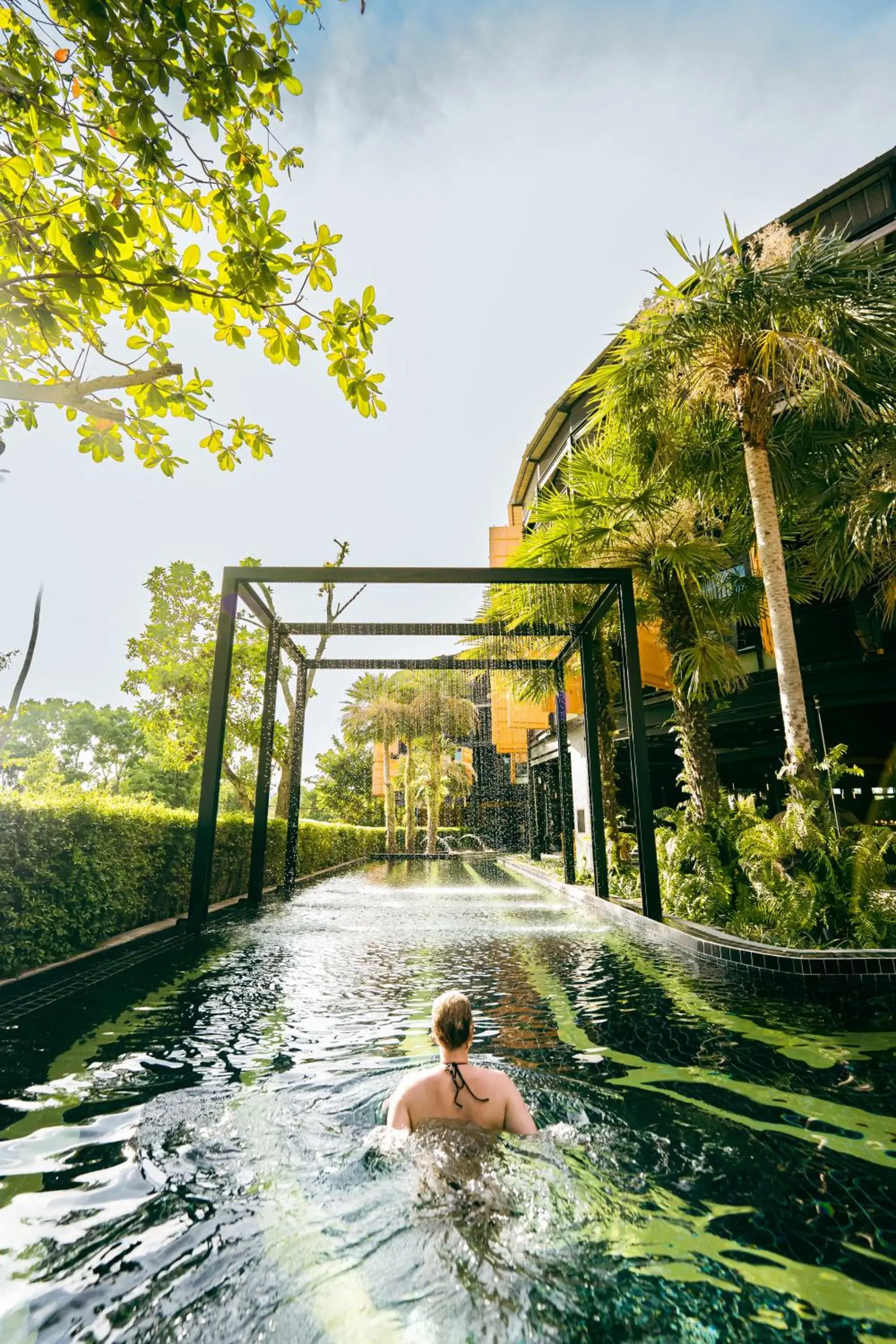 Swimming pool in Hivetel Phuket Swimming pool in Hivetel Phuket