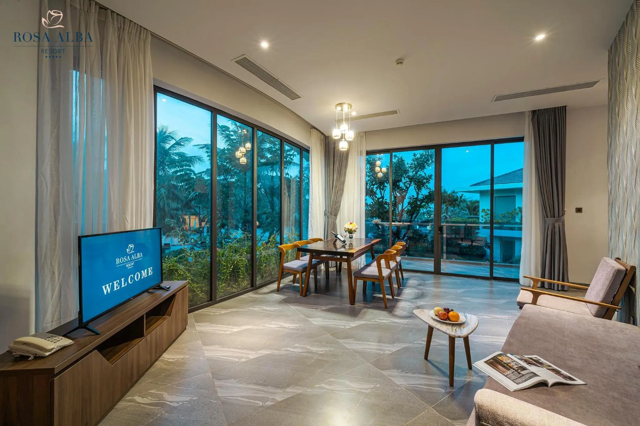Living room in Rosa Alba Resort & Villas Tuy Hoa