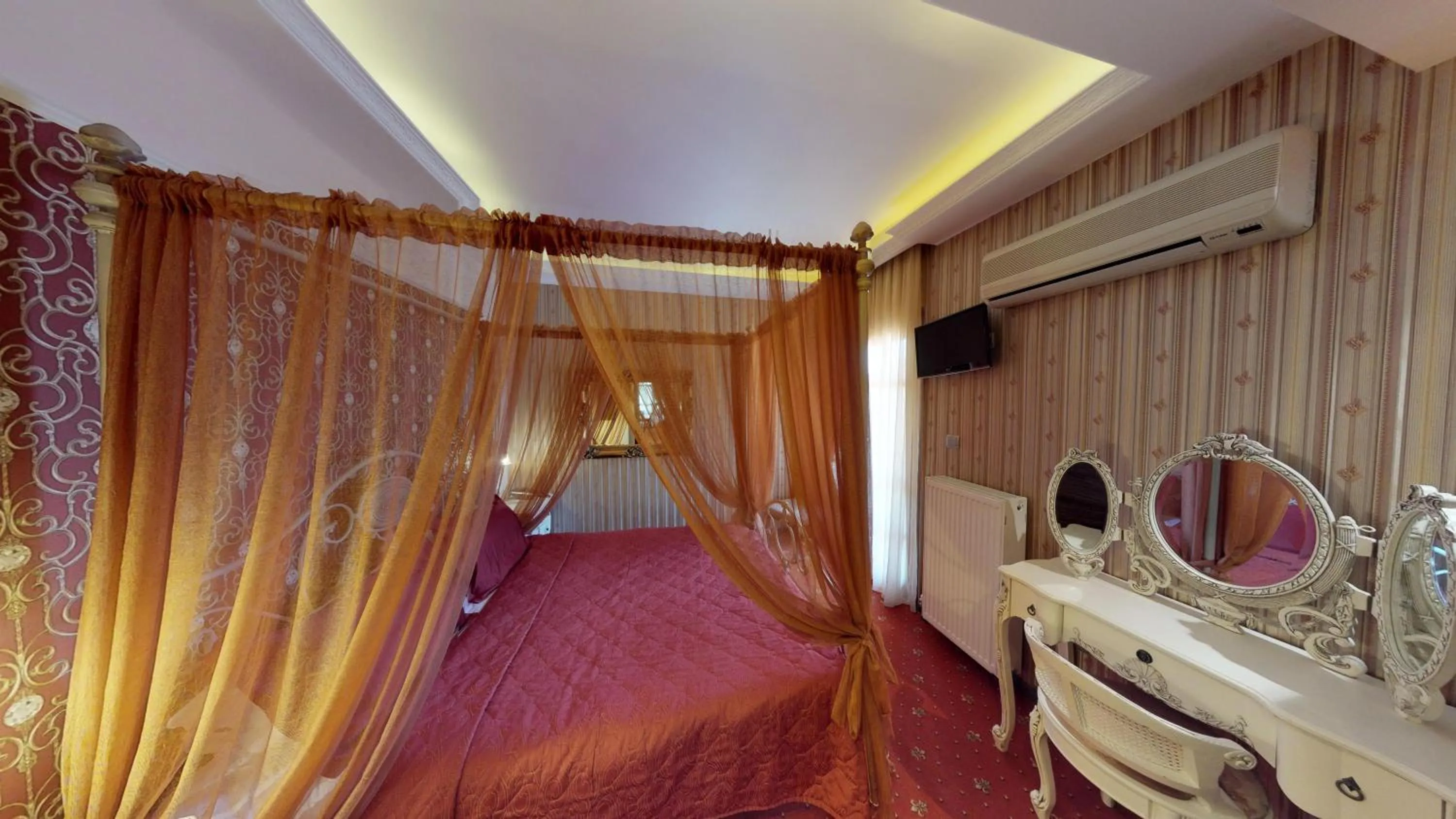 Bed in Hotel Mirto