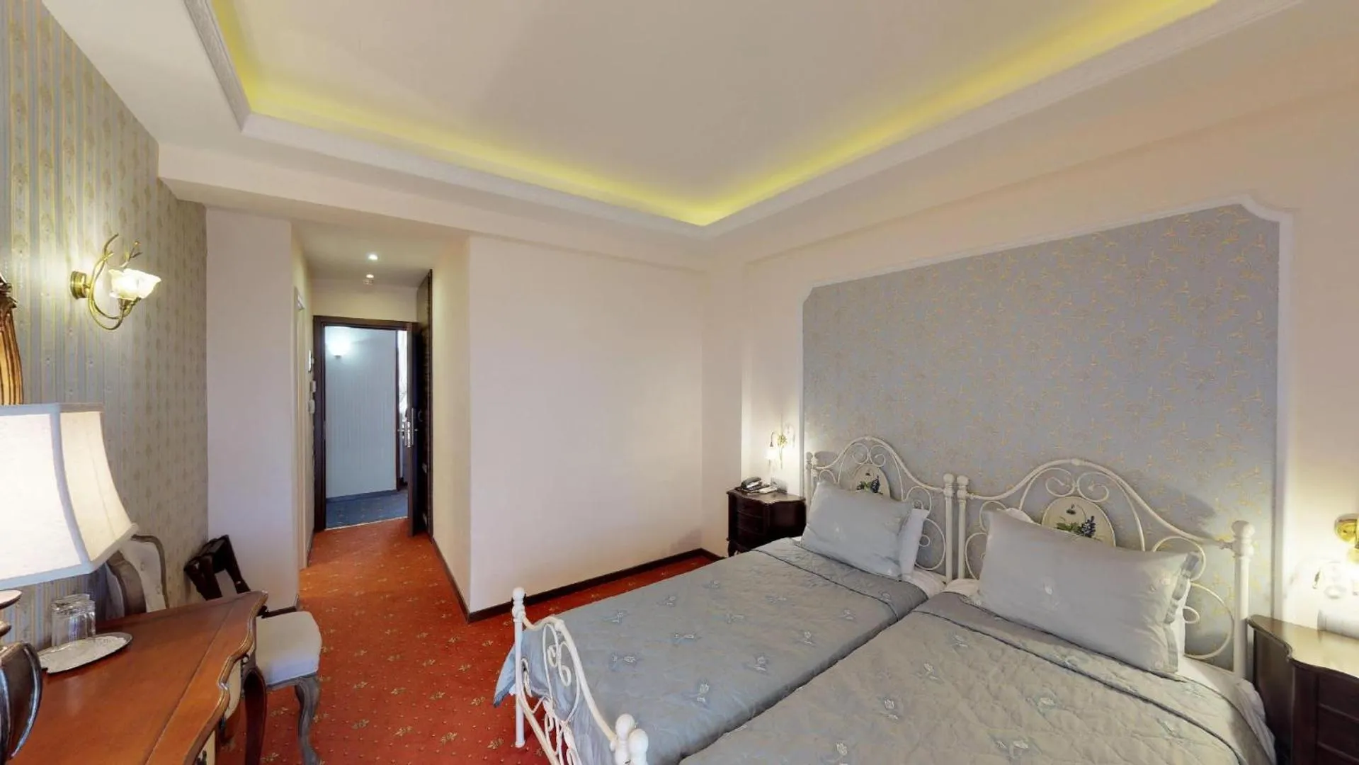 Bed in Hotel Mirto