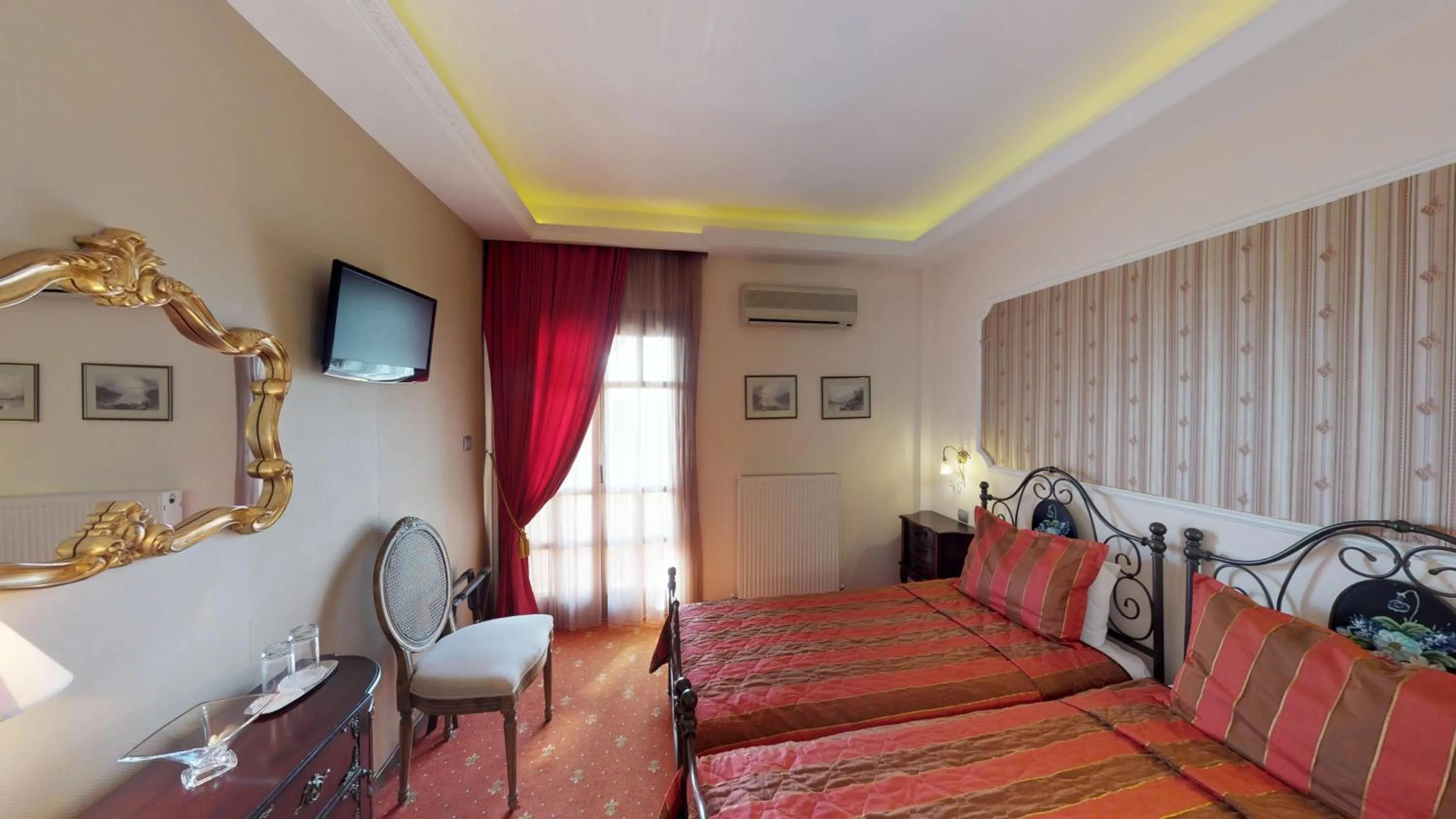 Bed in Hotel Mirto