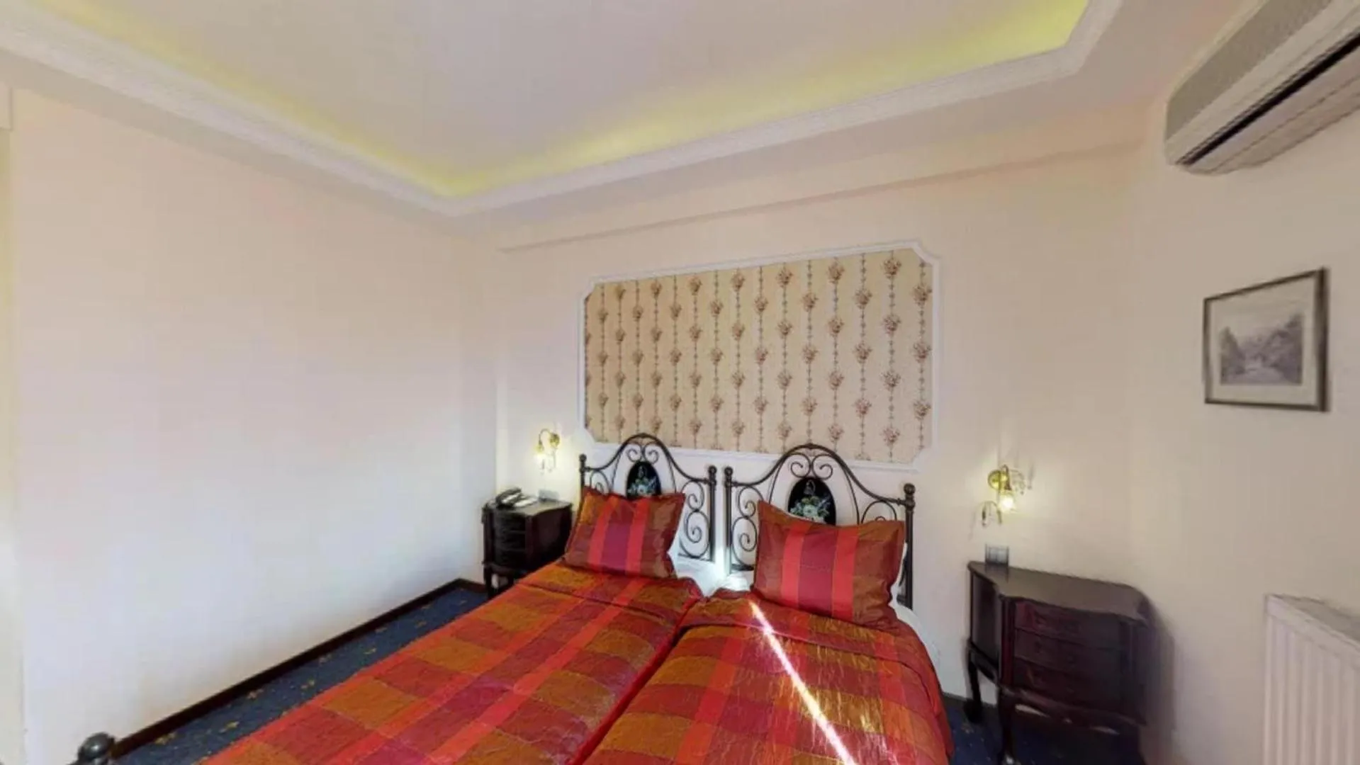 Bed in Hotel Mirto
