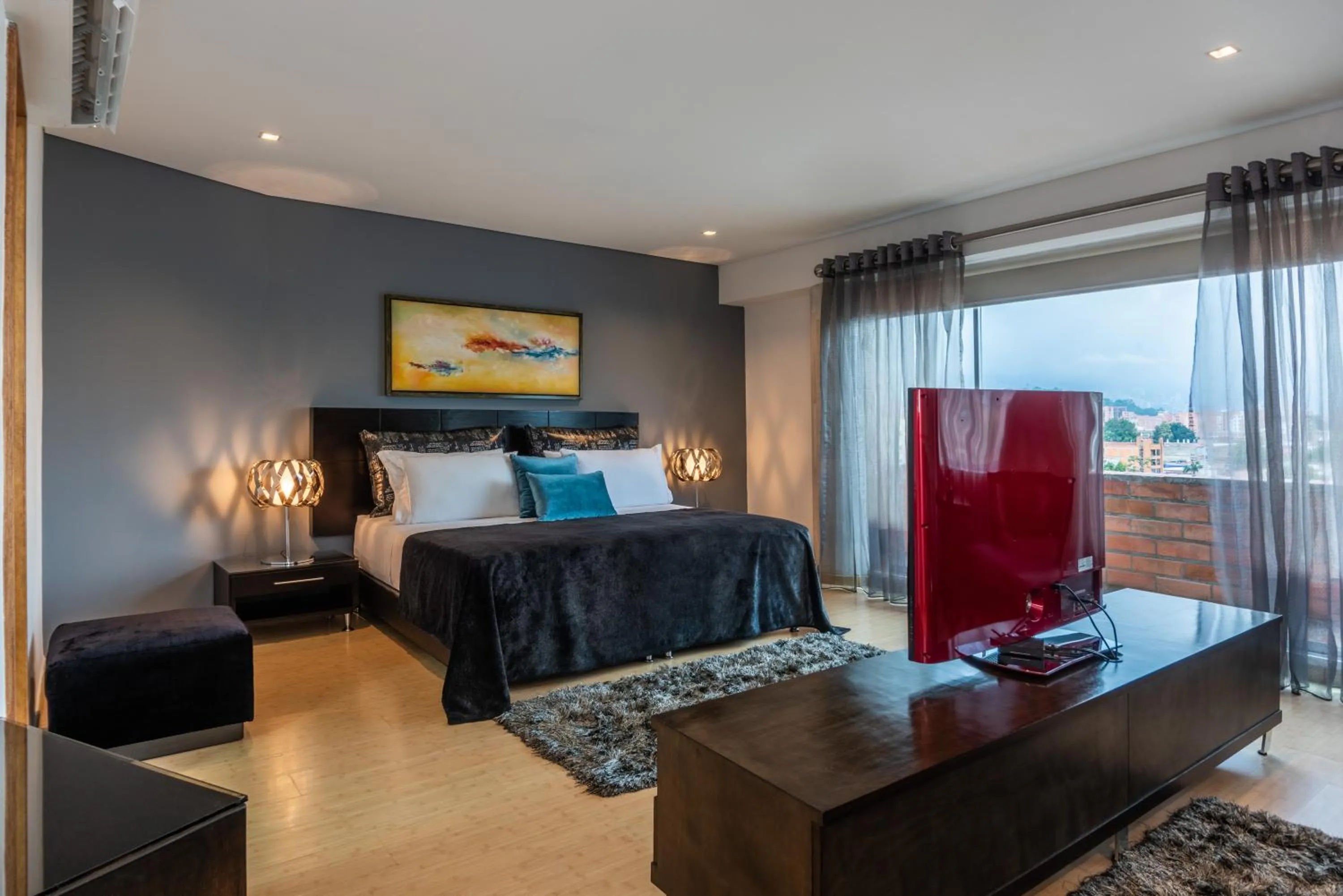 TV and multimedia, Bed in Hotel Egina Medellin