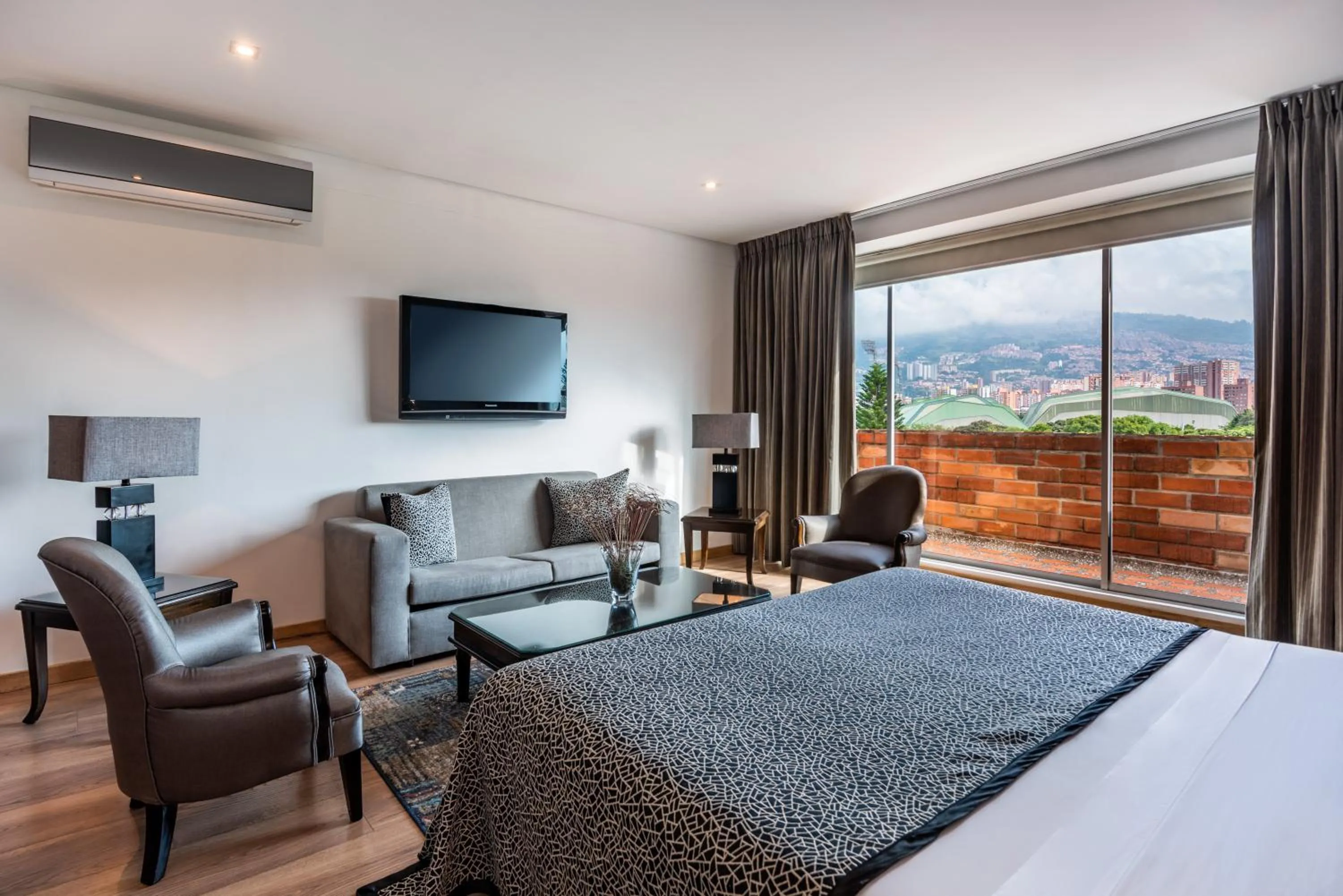 Bed in Hotel Egina Medellin