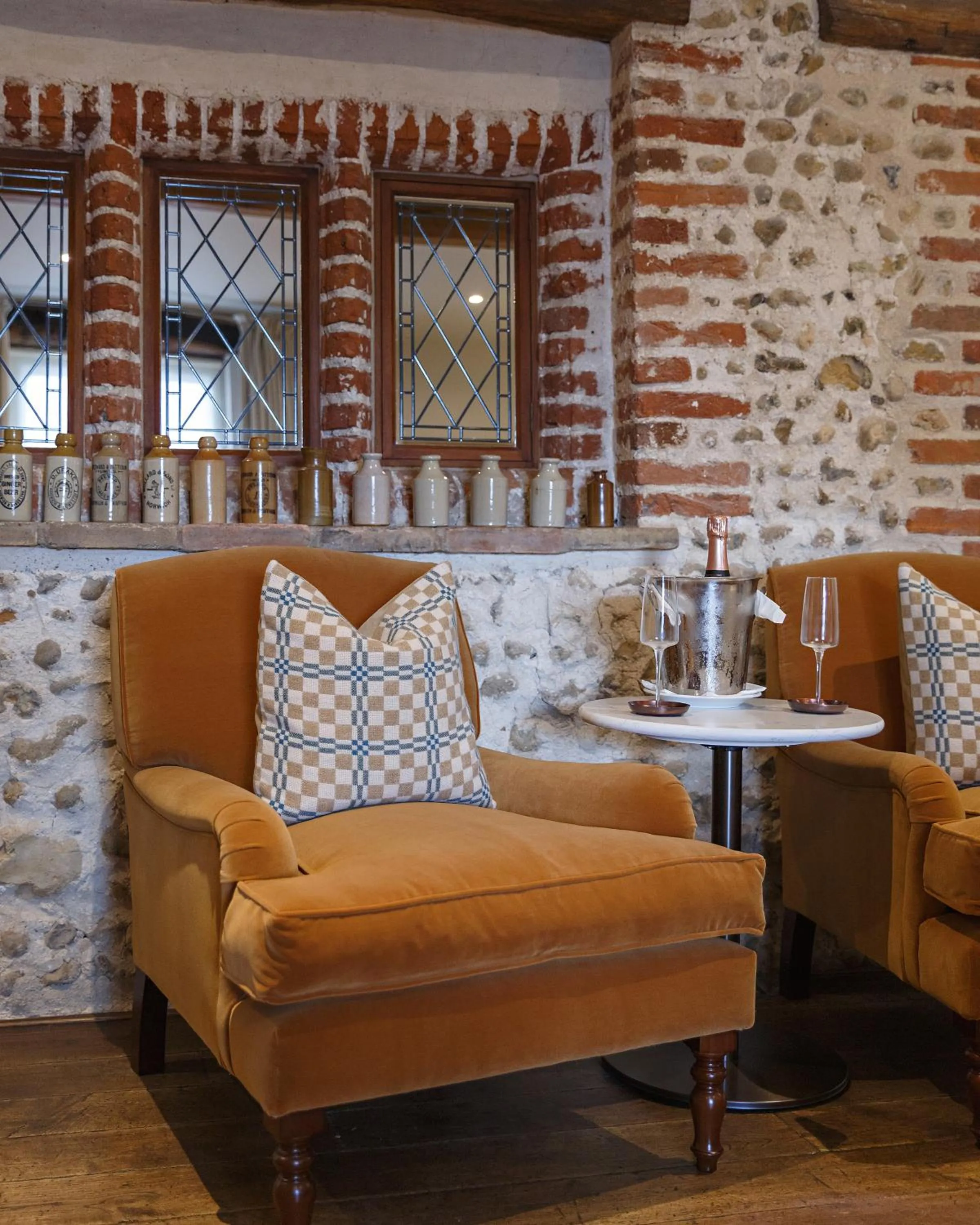 Seating area in Byfords