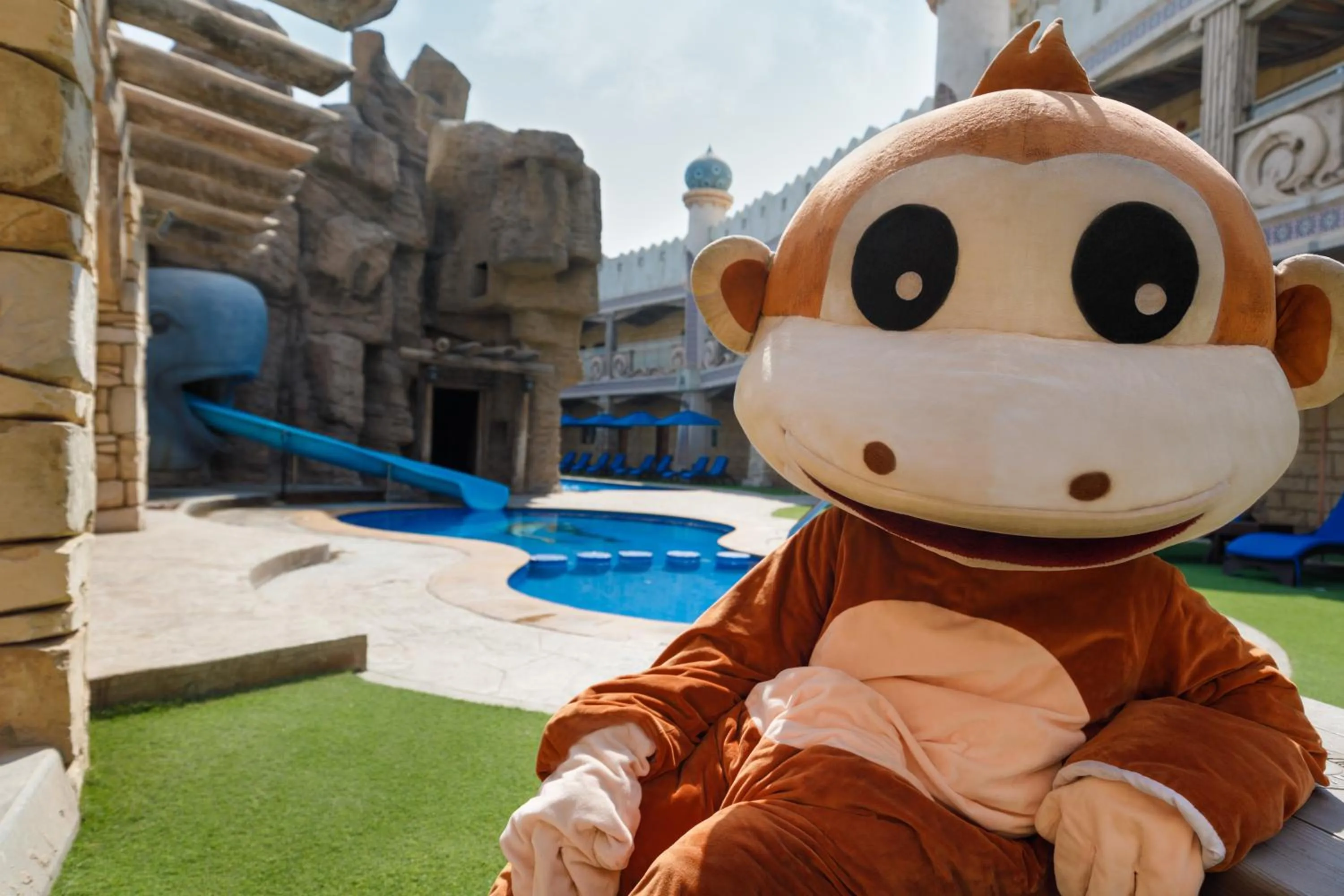 Aqua park in Emirates Park Resort