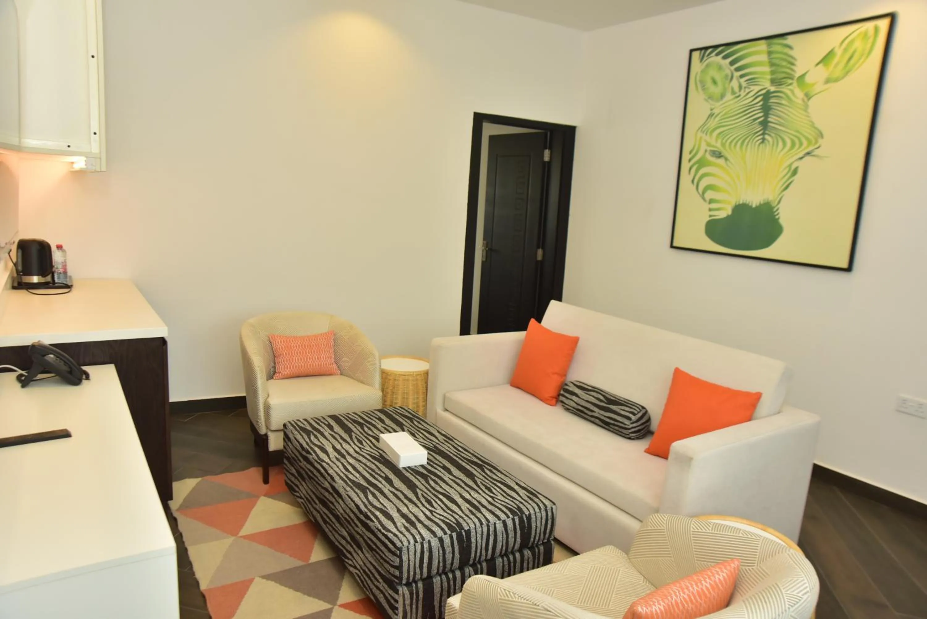 Living room in Emirates Park Resort