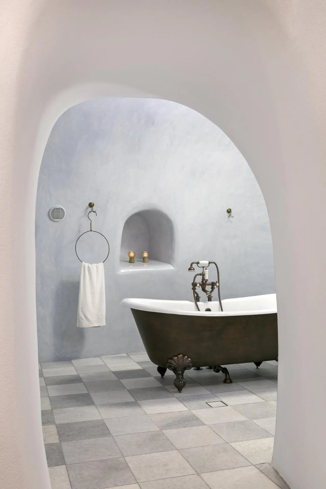 Bathroom in Namaste Suites by Oias Local Cavehouses