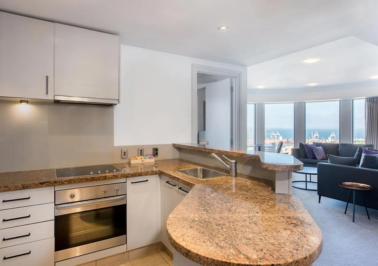 Kitchen or kitchenette in Avani Metropolis Auckland Residences