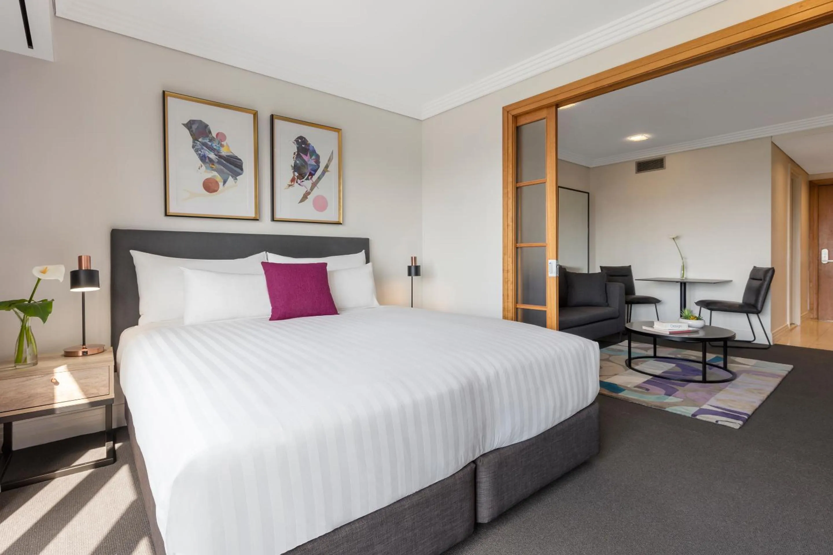 Bed in Avani Metropolis Auckland Residences