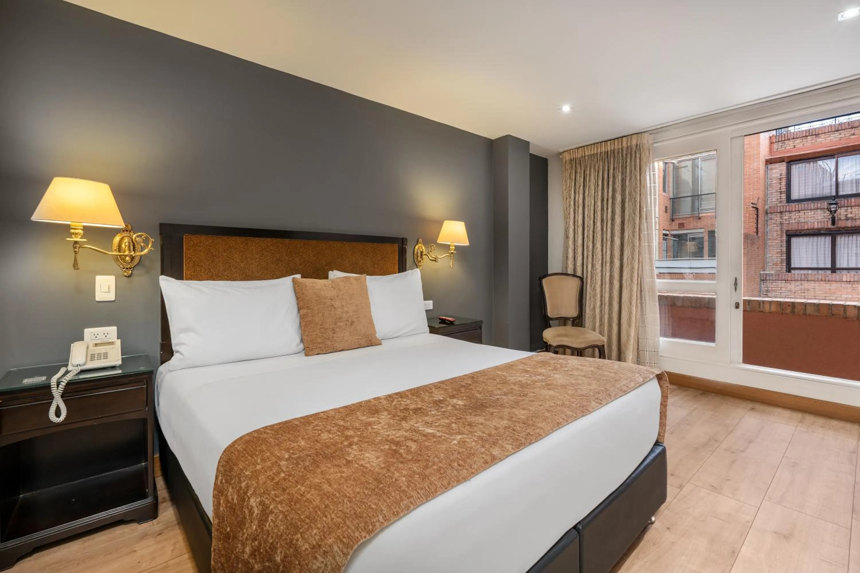 Bed in Hotel Le Manoir Bogotá