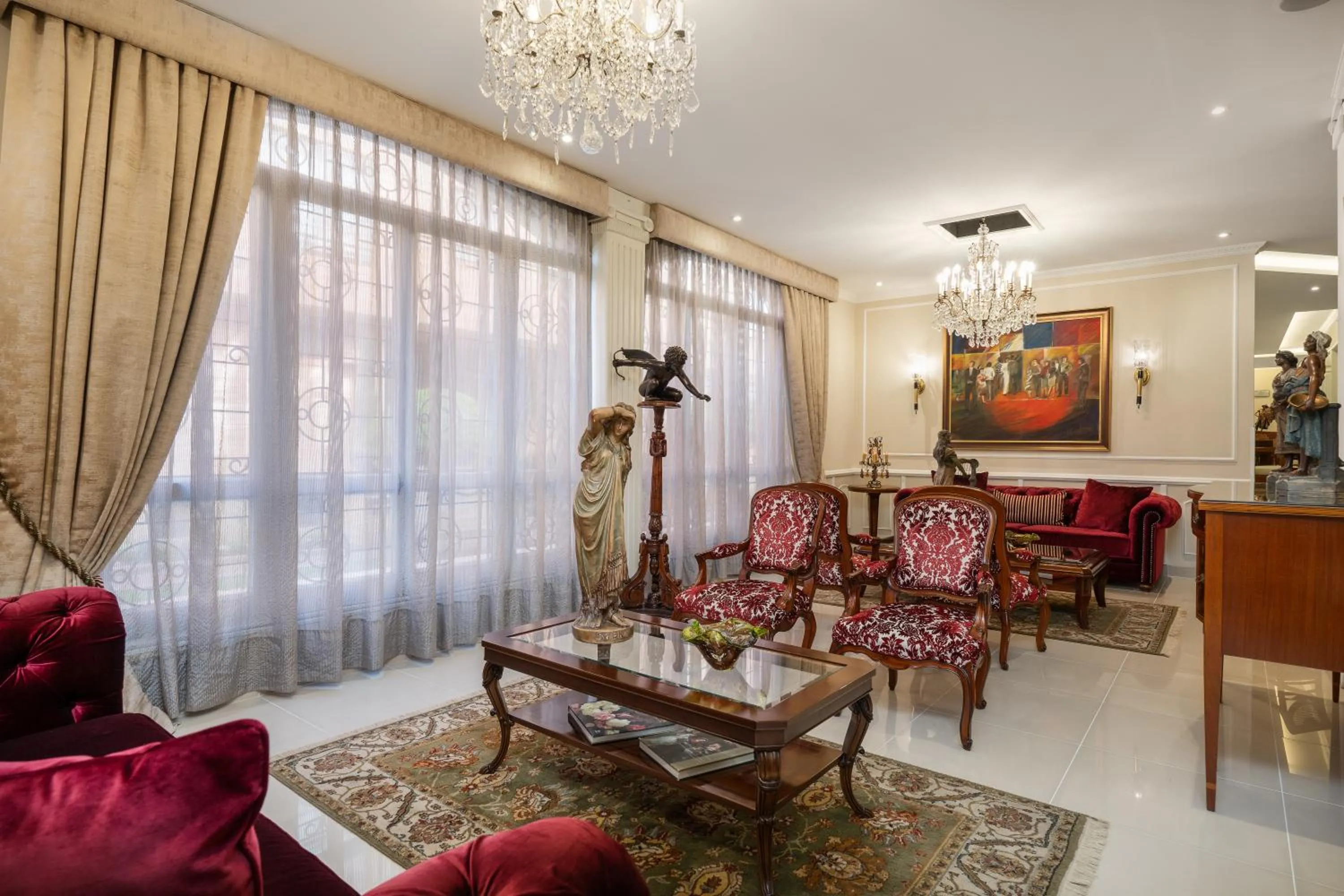 Living room in Hotel Le Manoir Bogotá