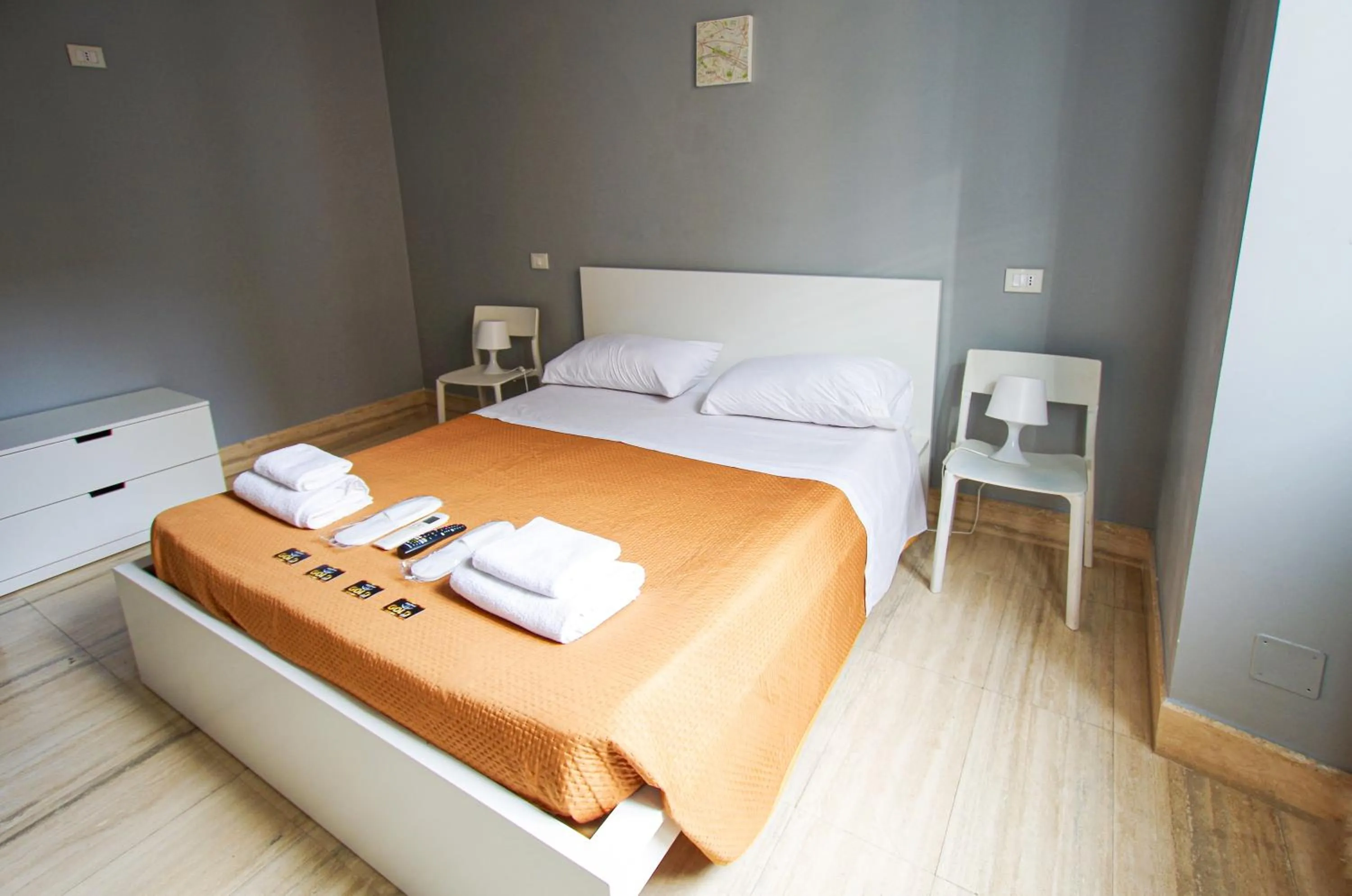 Bed in Old Bakery Rome GuestHouse