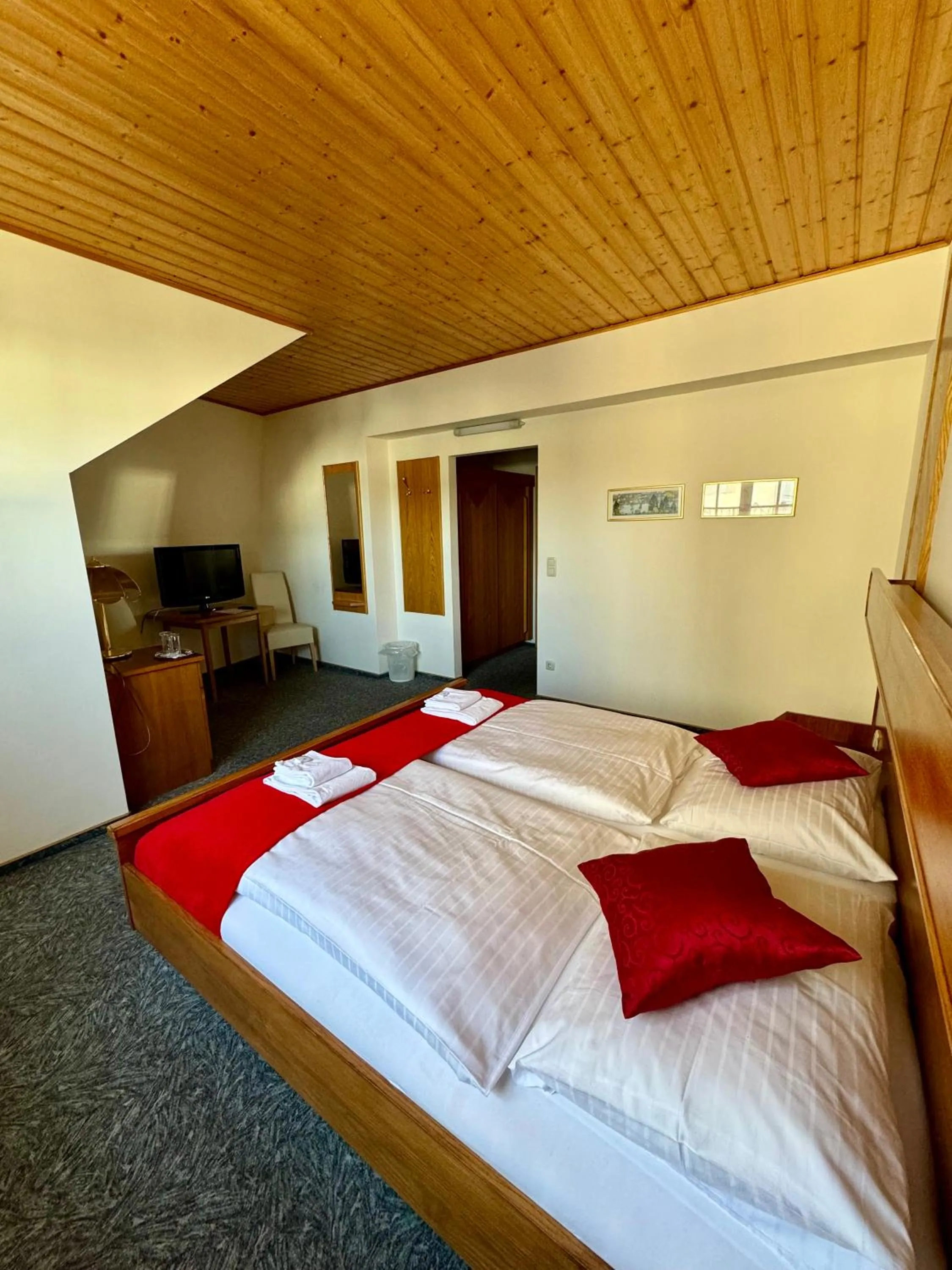 Bed in Hotel die Traube