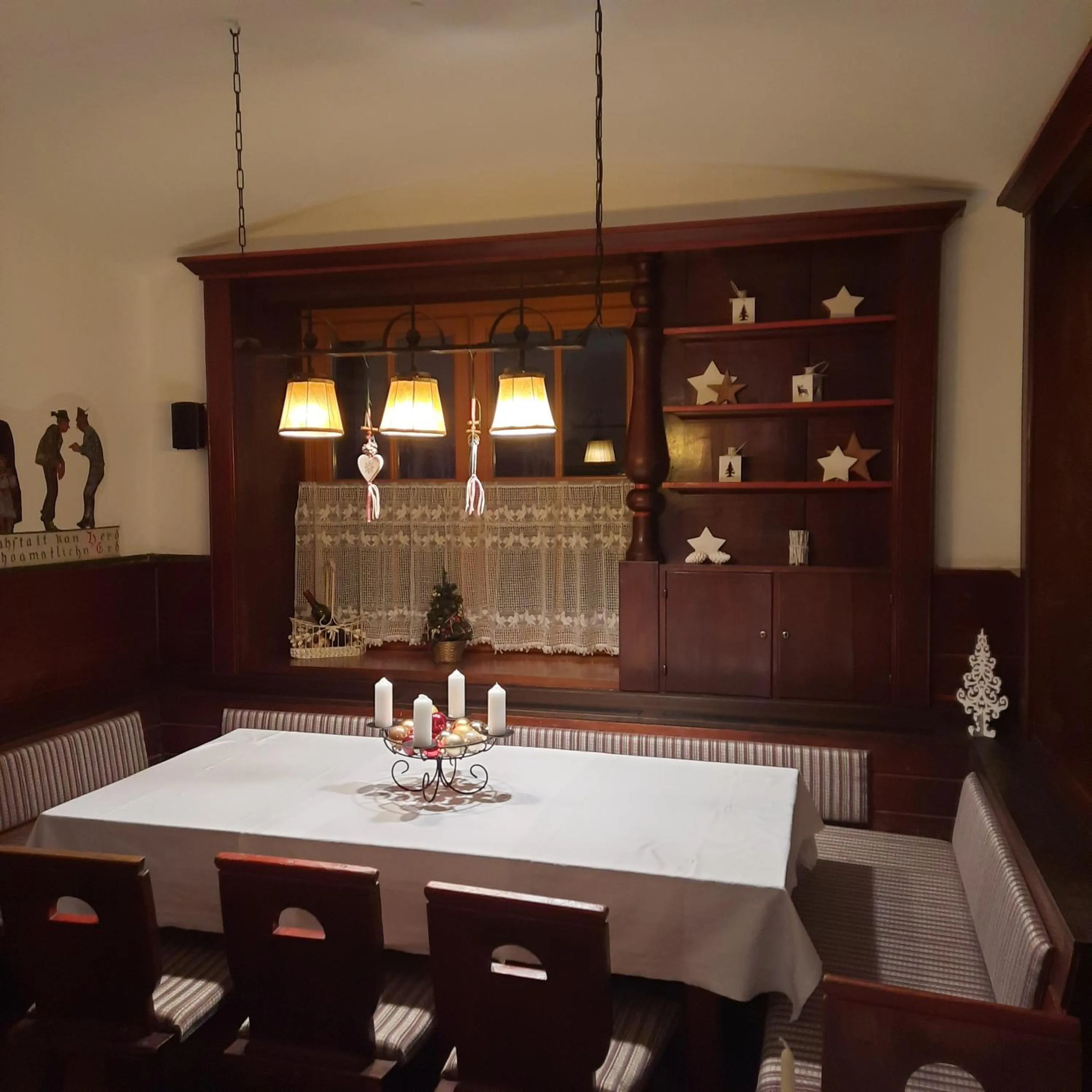 Restaurant/places to eat in Hotel die Traube