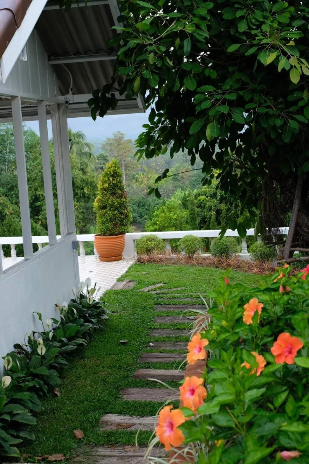 Natural landscape in Thanburi resort