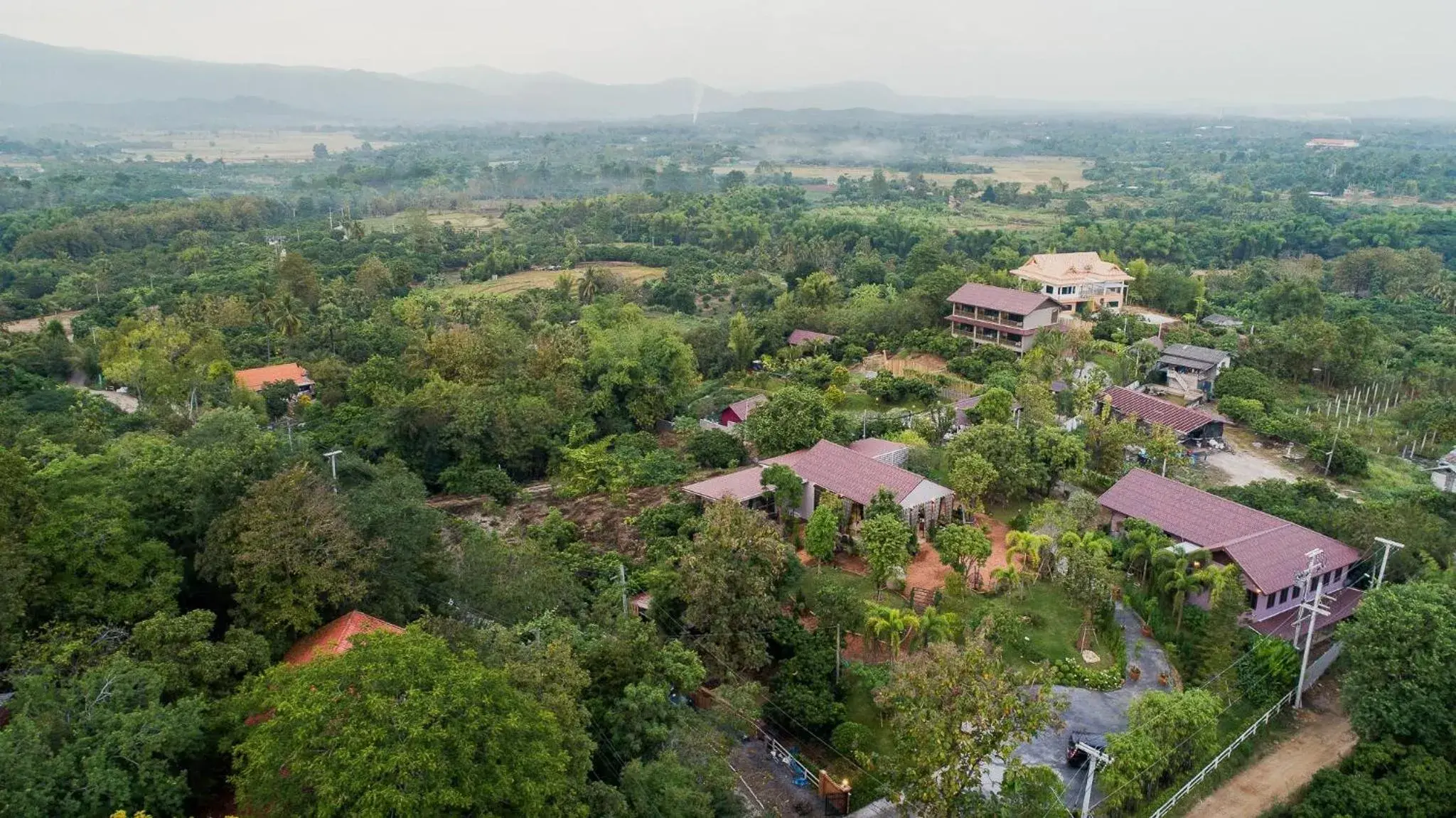 Bird's eye view in Thanburi resort Bird's eye view in Thanburi resort