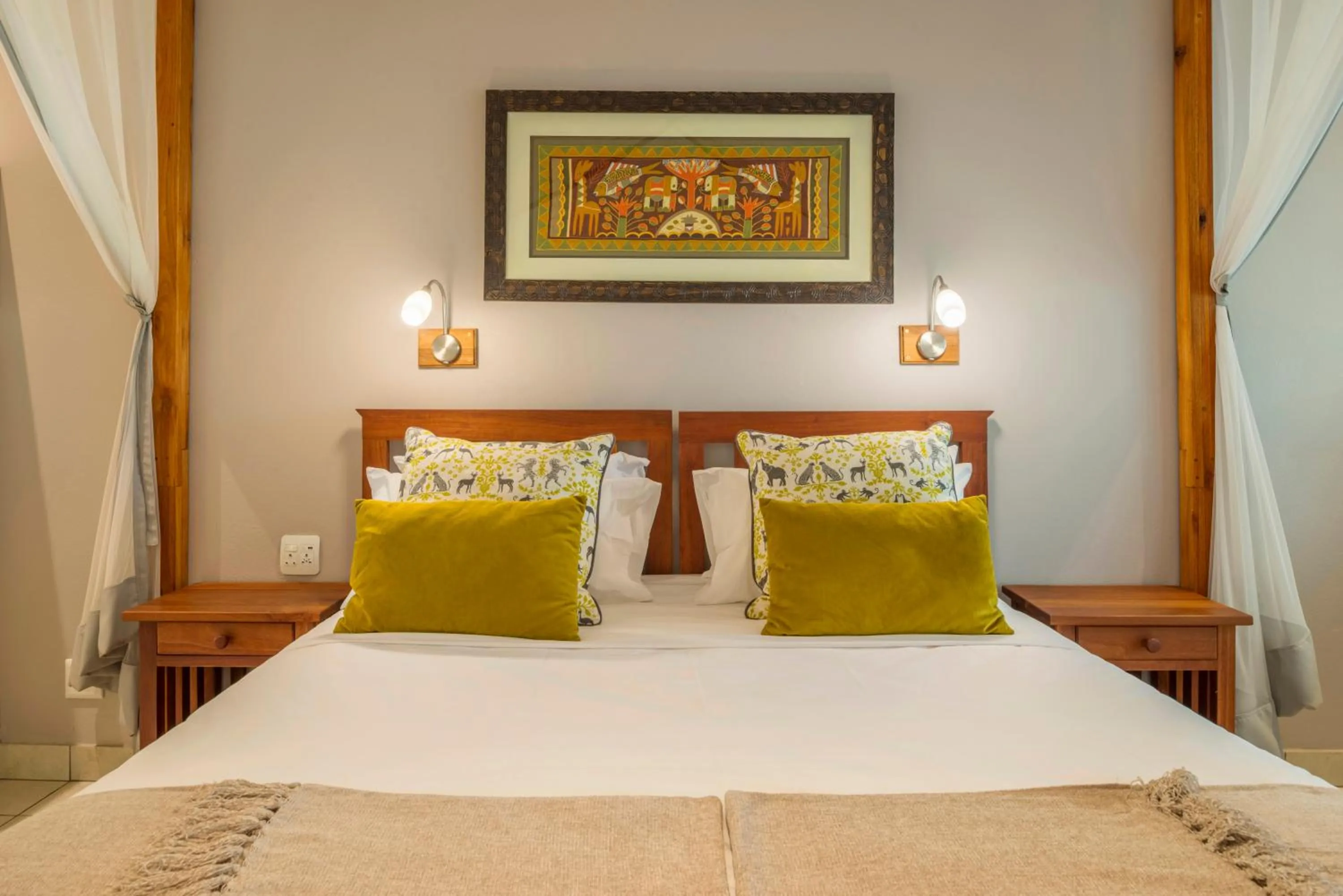 Bed in Batonka Guest Lodge