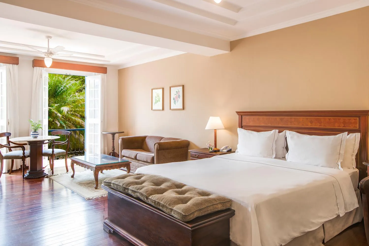 Bed in Hotel Fazenda Dona Carolina