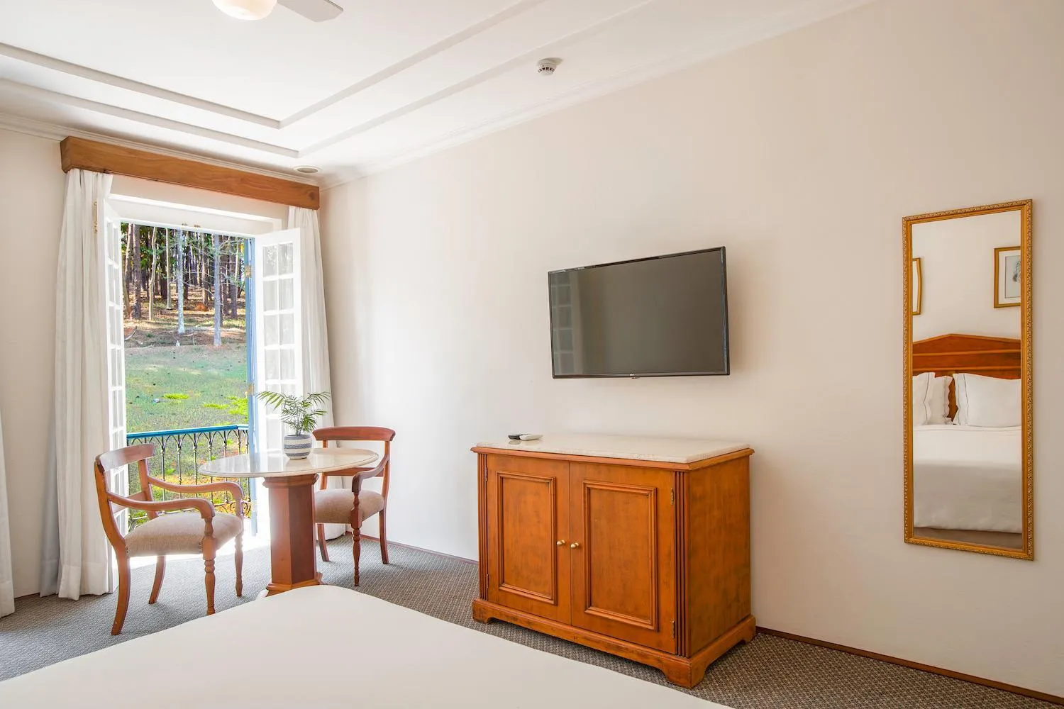 Bed in Hotel Fazenda Dona Carolina