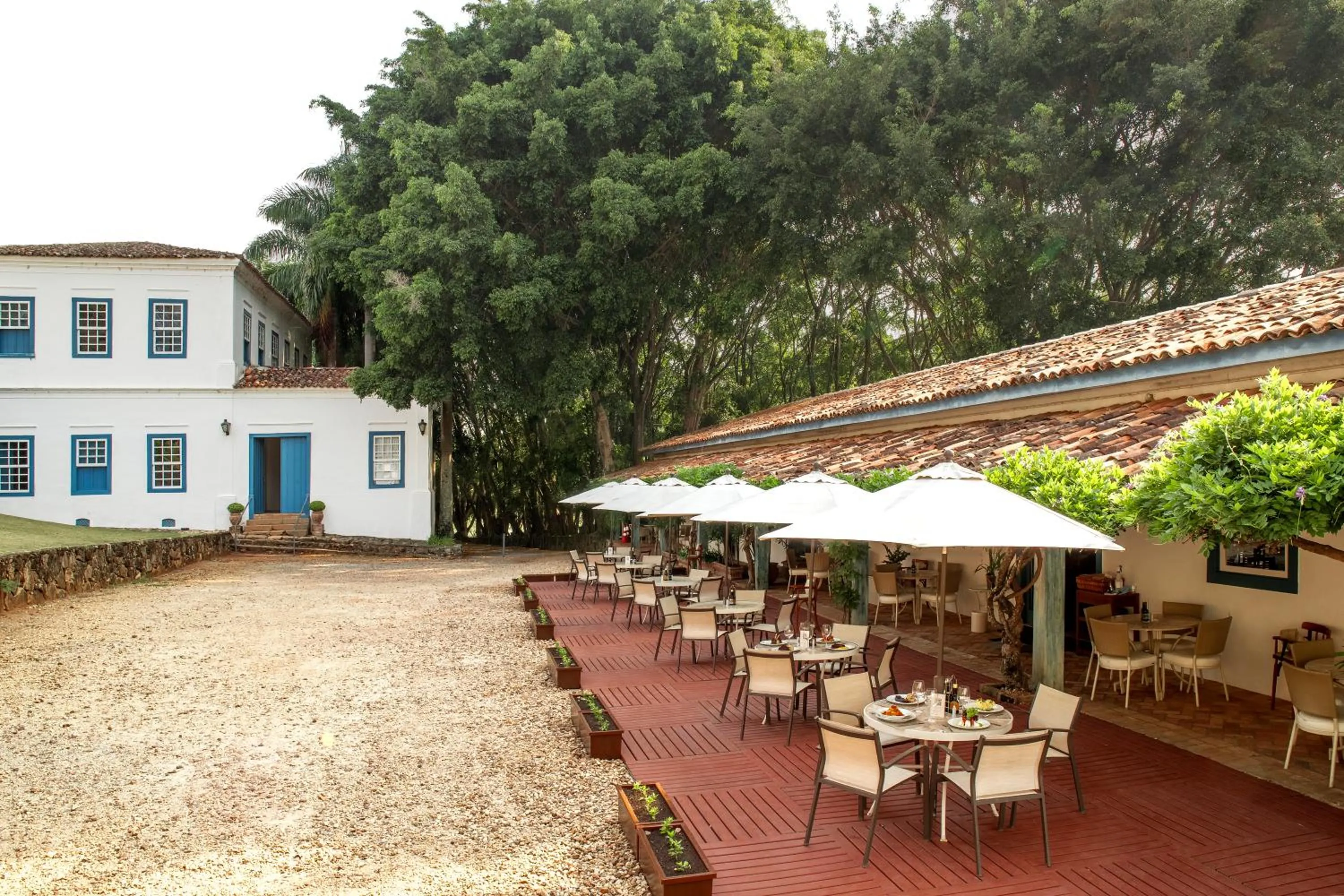 Patio in Hotel Fazenda Dona Carolina