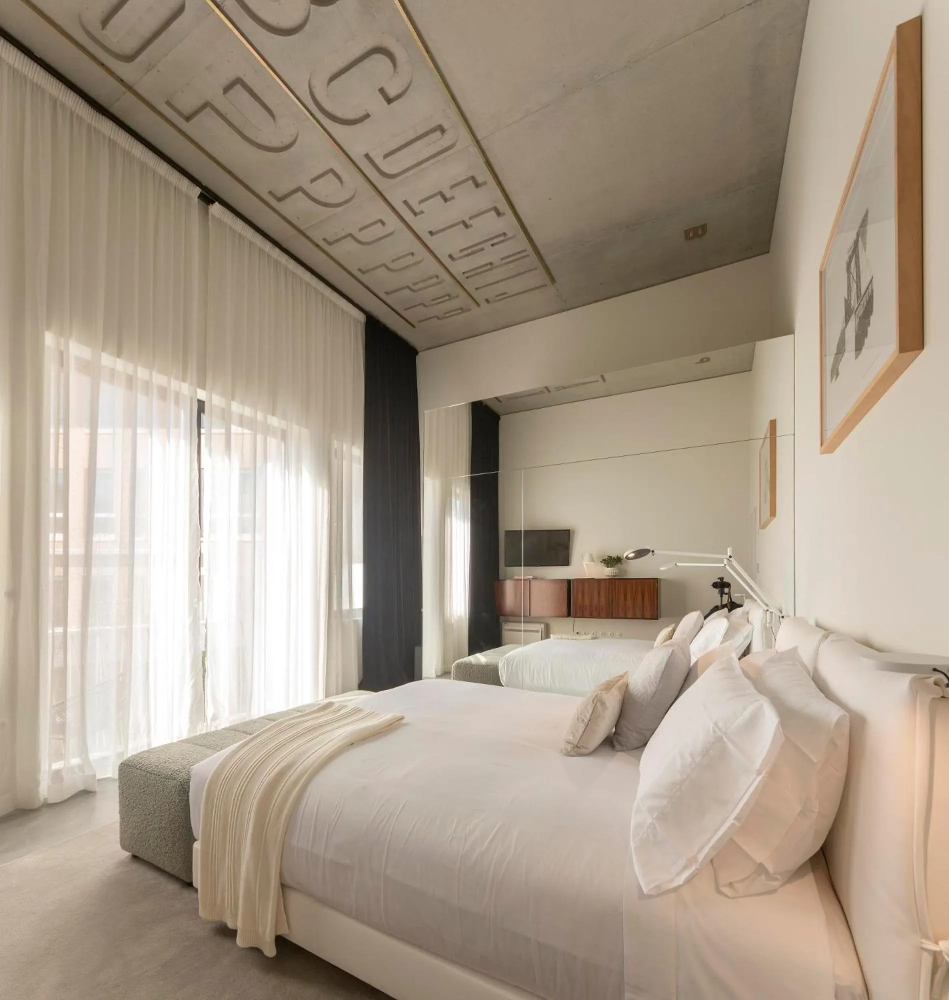 Bed in Hotel Tipografia do Conto by Casa do Conto