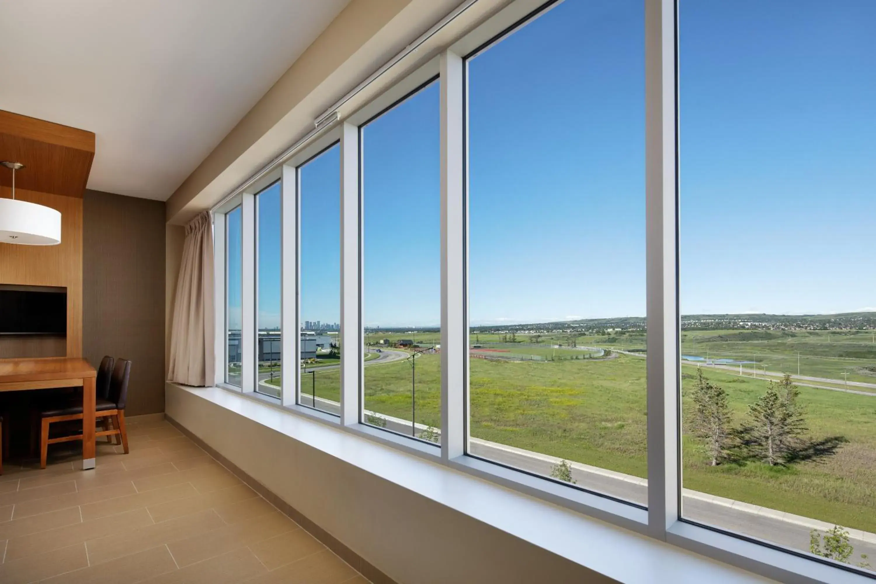 City view in Hyatt Place Calgary Airport City view in Hyatt Place Calgary Airport