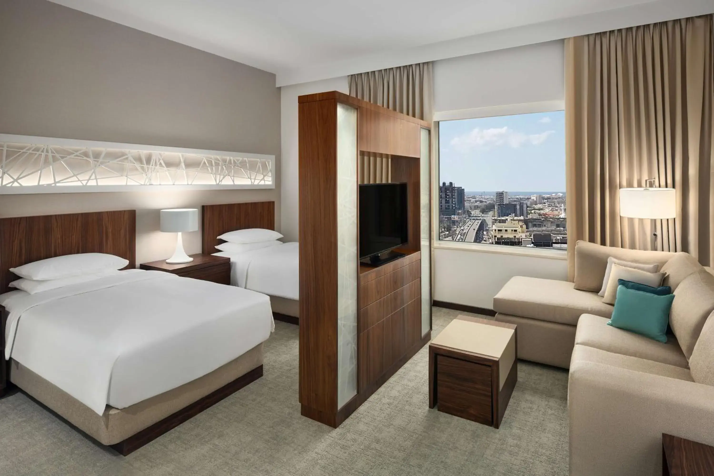Bedroom, Bed in Hyatt House Jeddah Sari Street Bedroom, Bed in Hyatt House Jeddah Sari Street