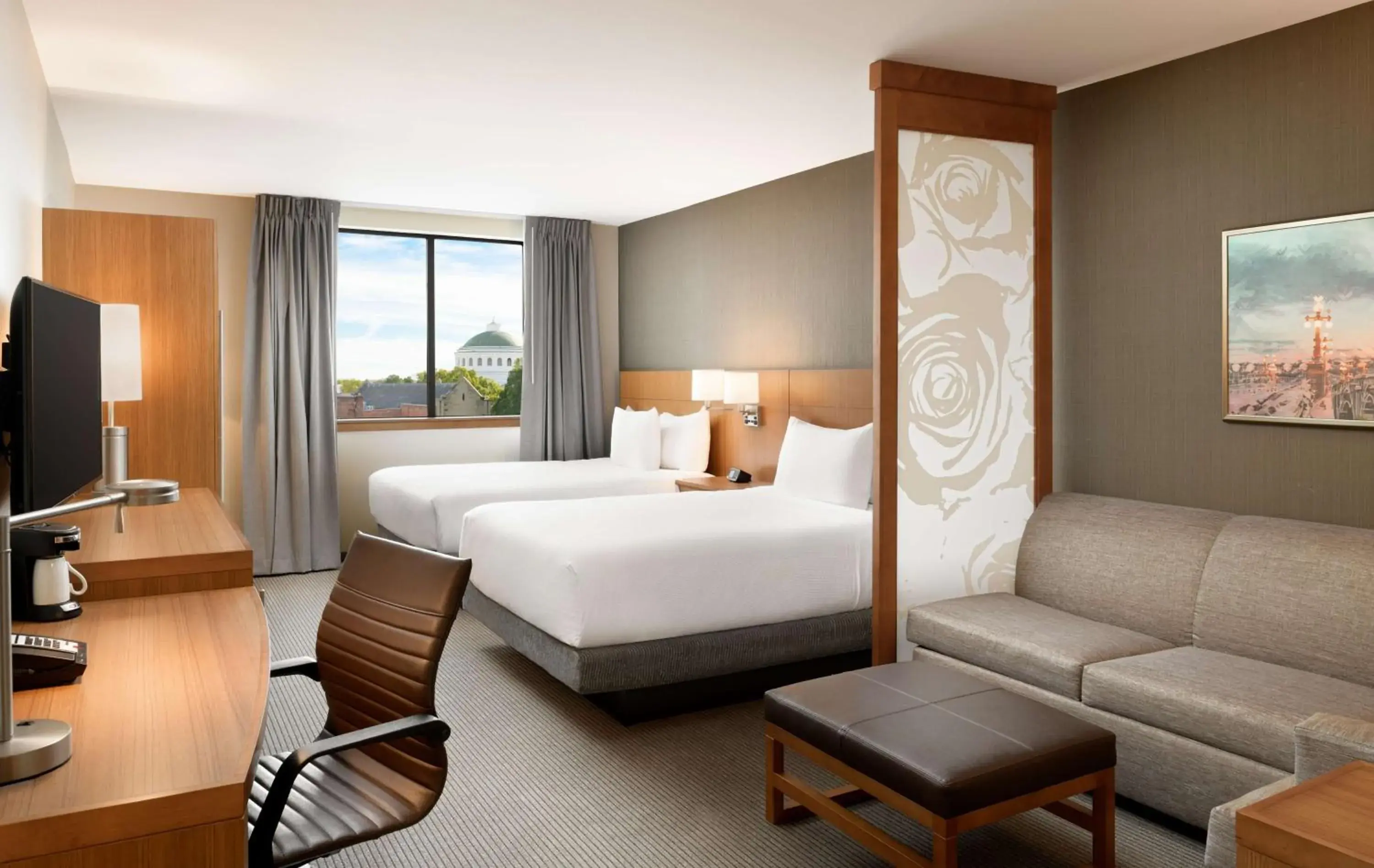 Queen Room with Two Queen Beds and Sofa Bed in Hyatt Place Pasadena Queen Room with Two Queen Beds and Sofa Bed in Hyatt Place Pasadena