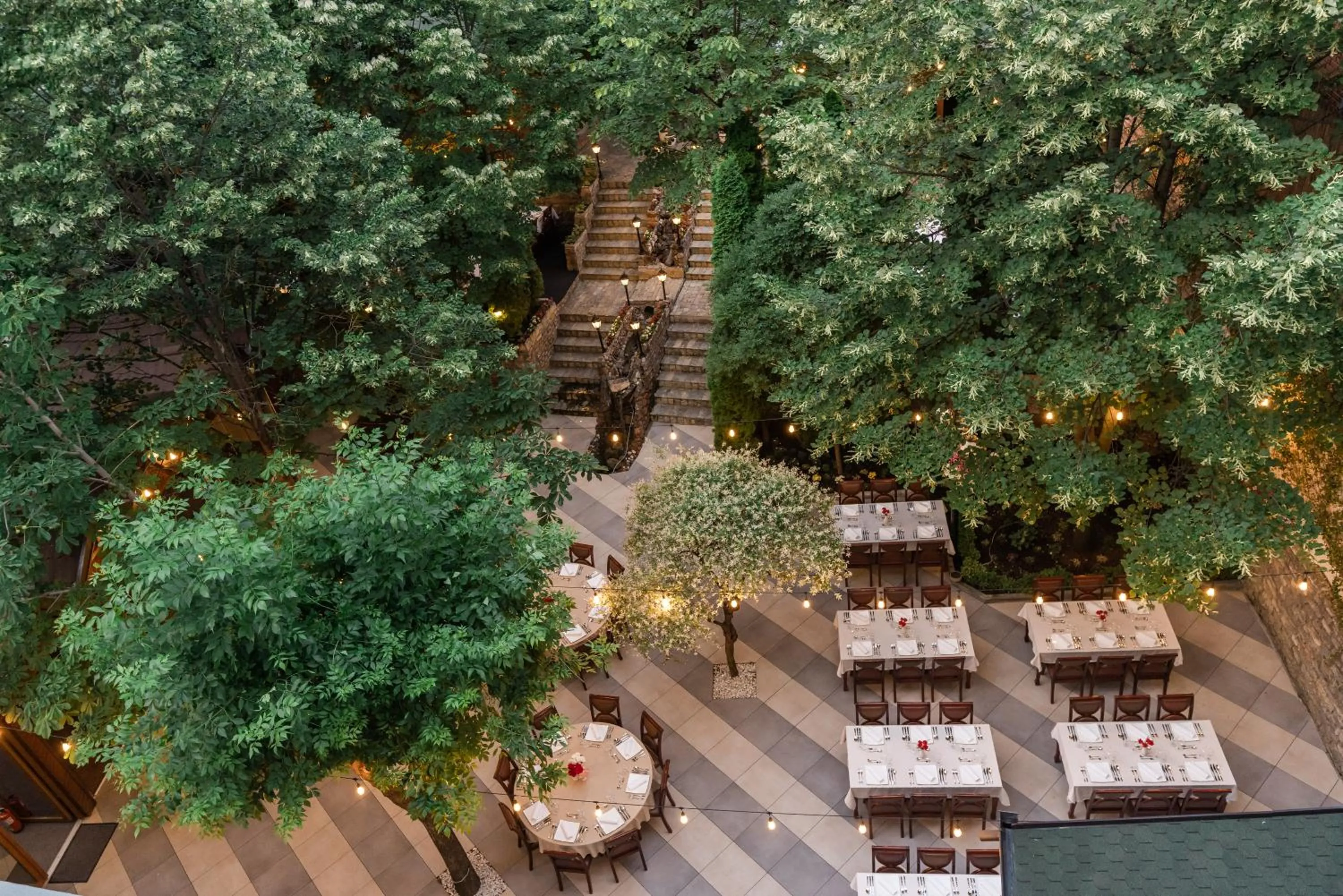 Garden view in Hotel Afa