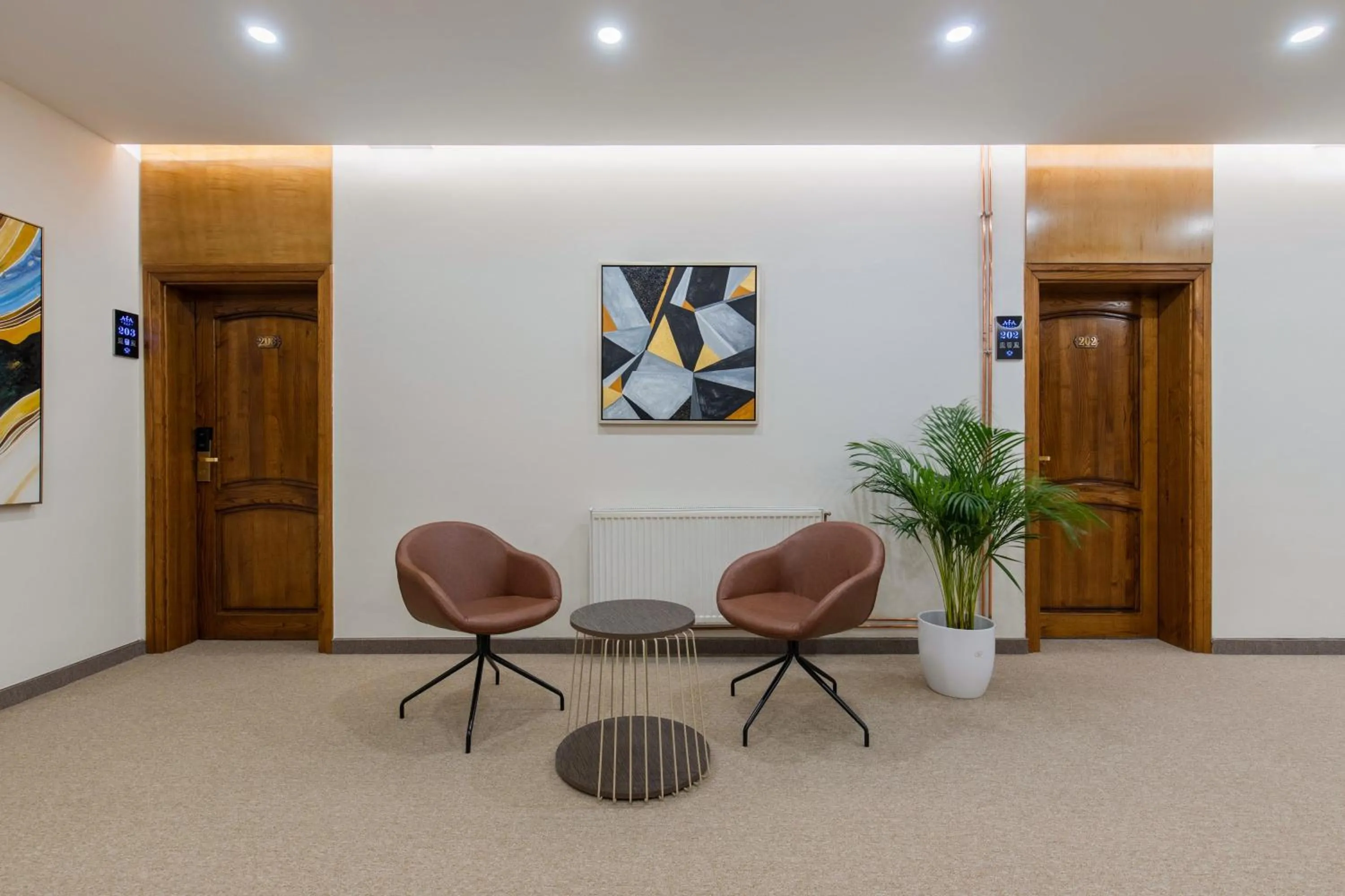 Seating area in Hotel Afa