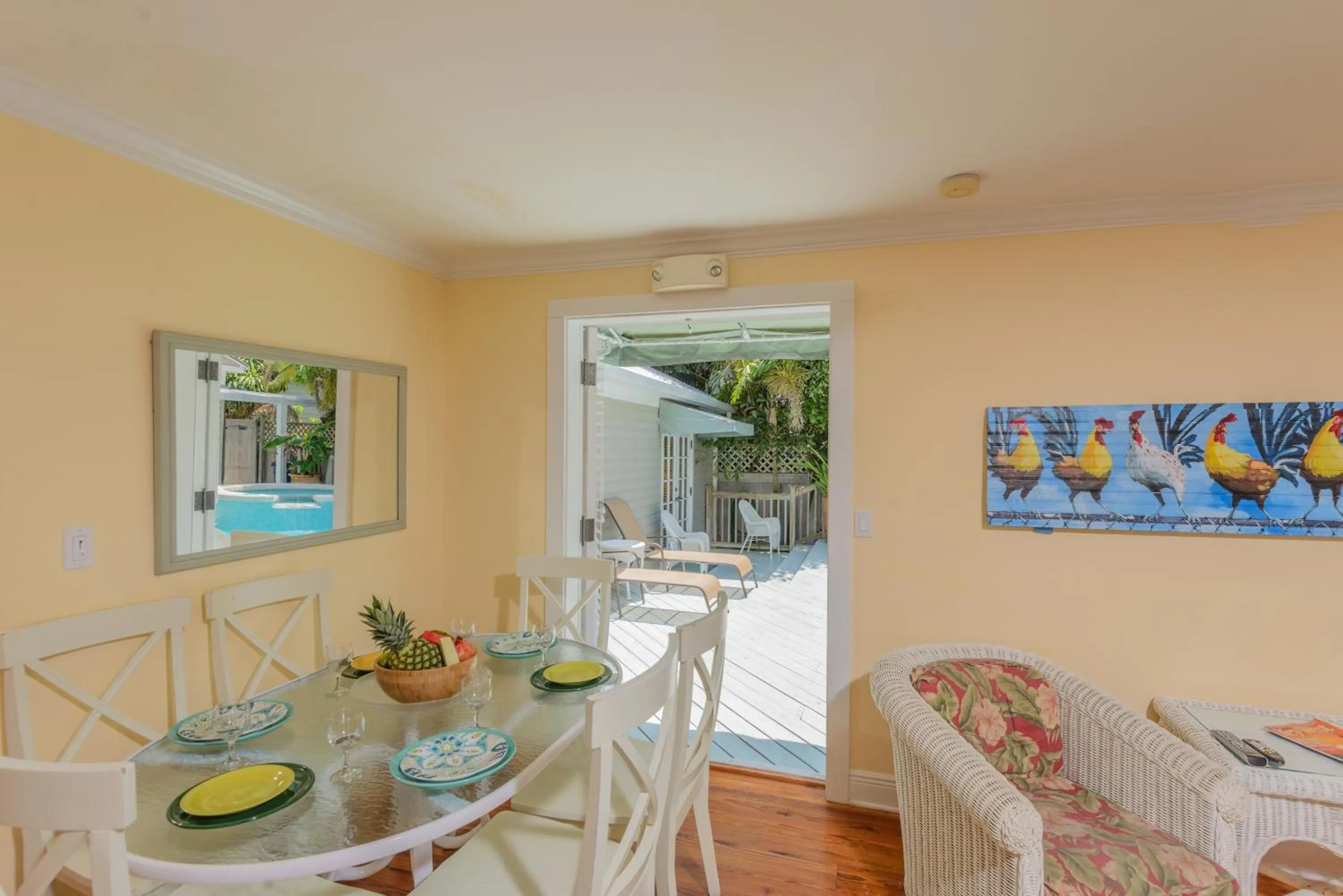 Dining area in Key West Villas