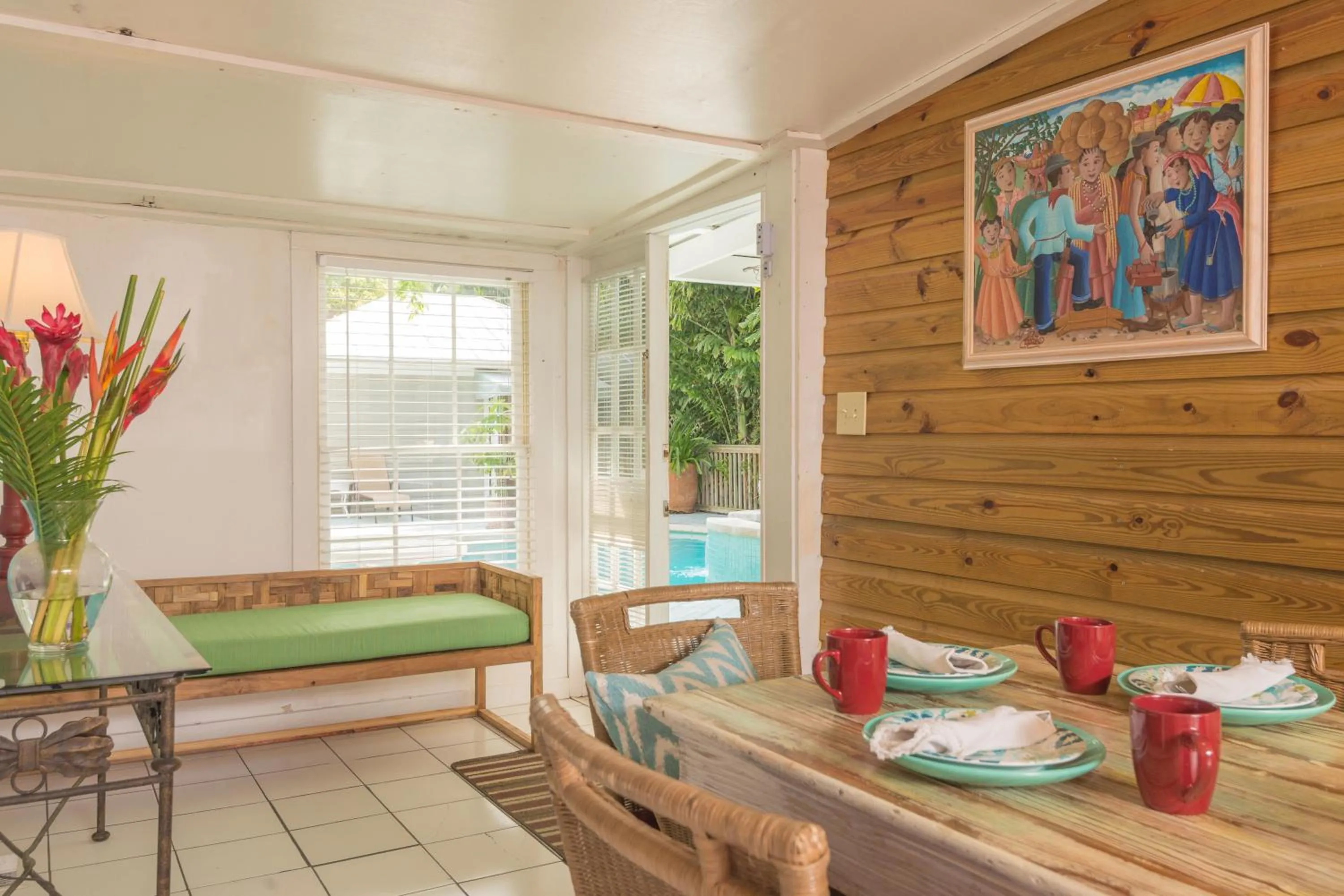 Living room in Key West Villas