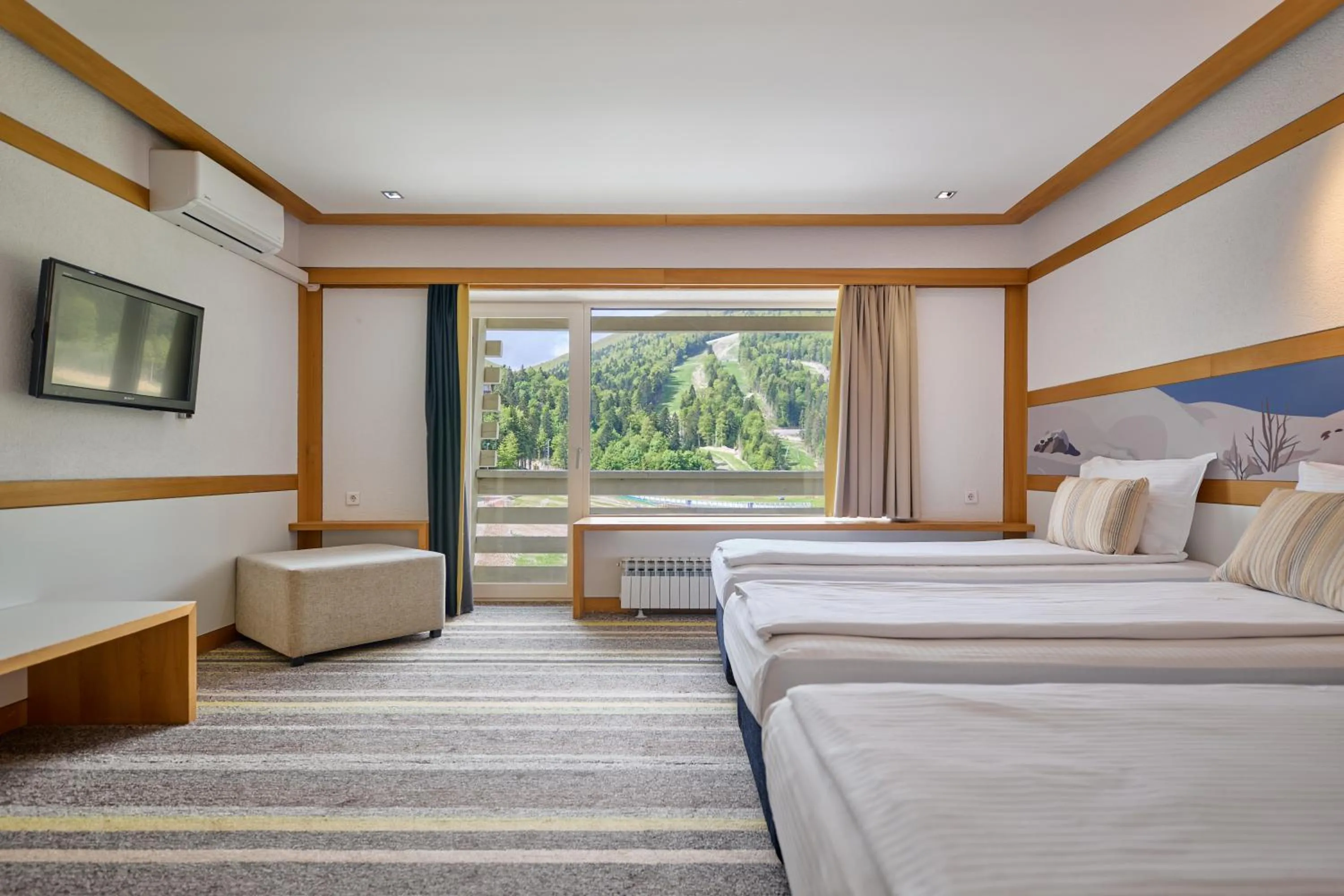 Bed in Hotel Han Bjelašnica