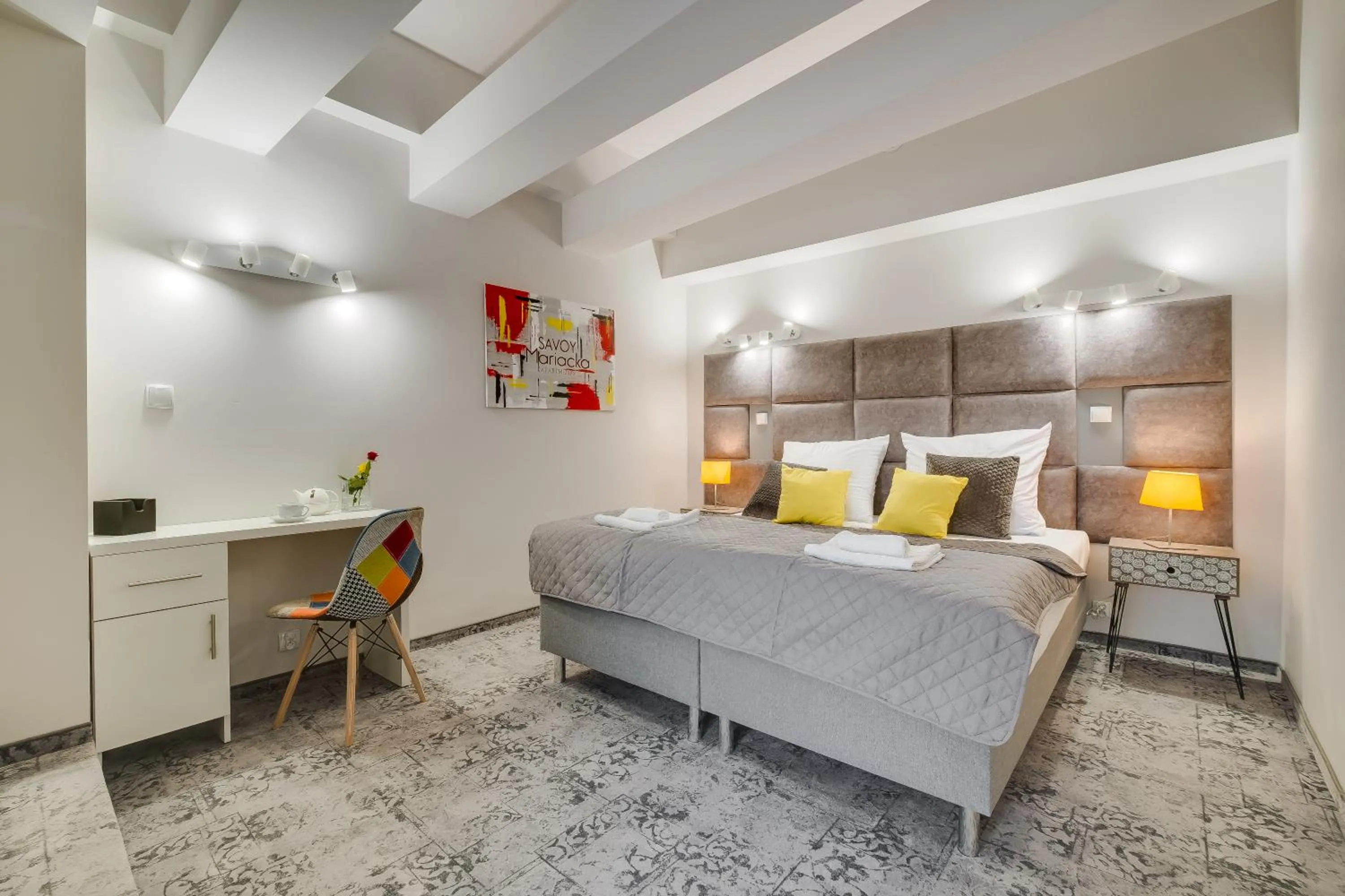 Bed in SAVOY Mariacka Apartments