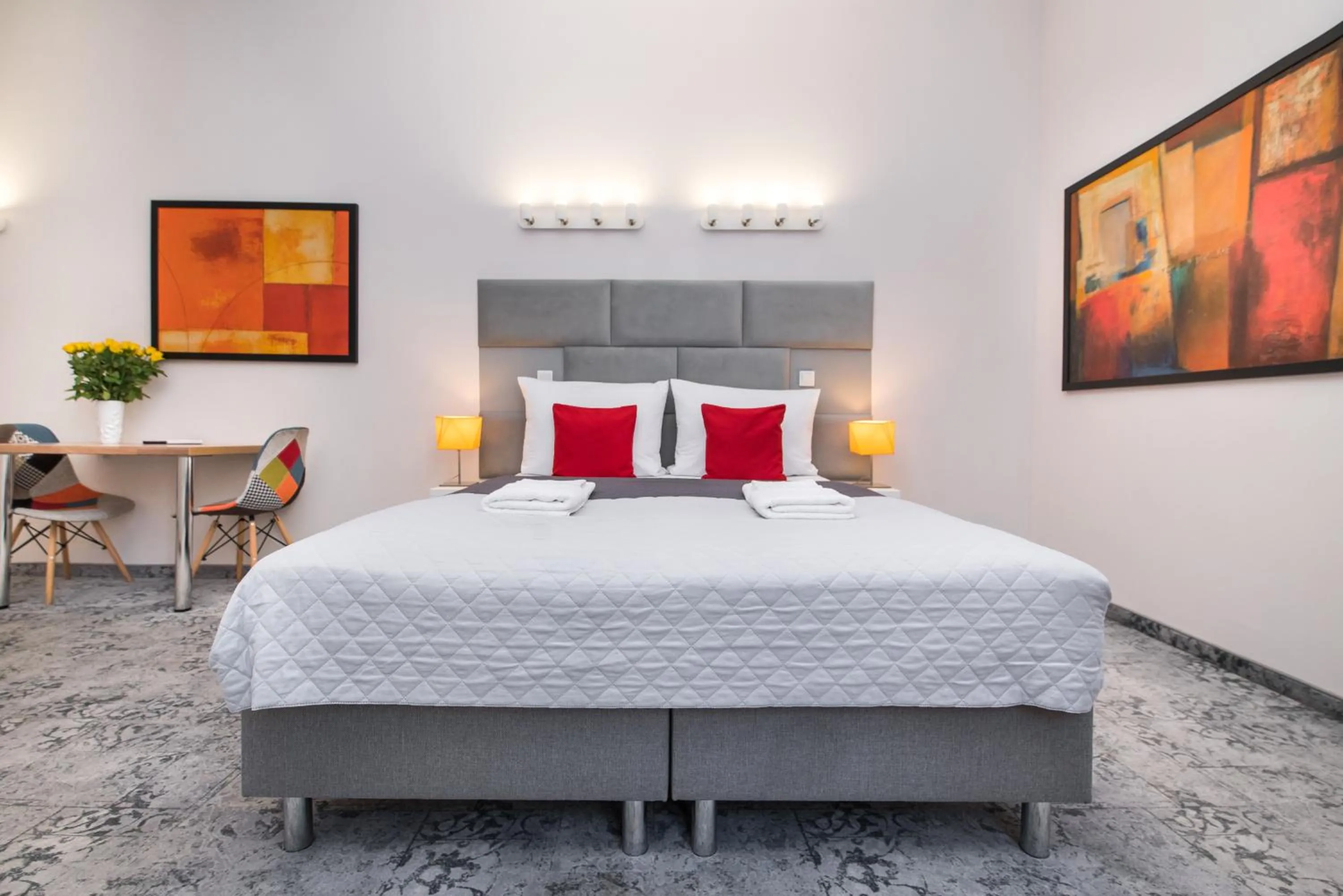 Bed in SAVOY Mariacka Apartments