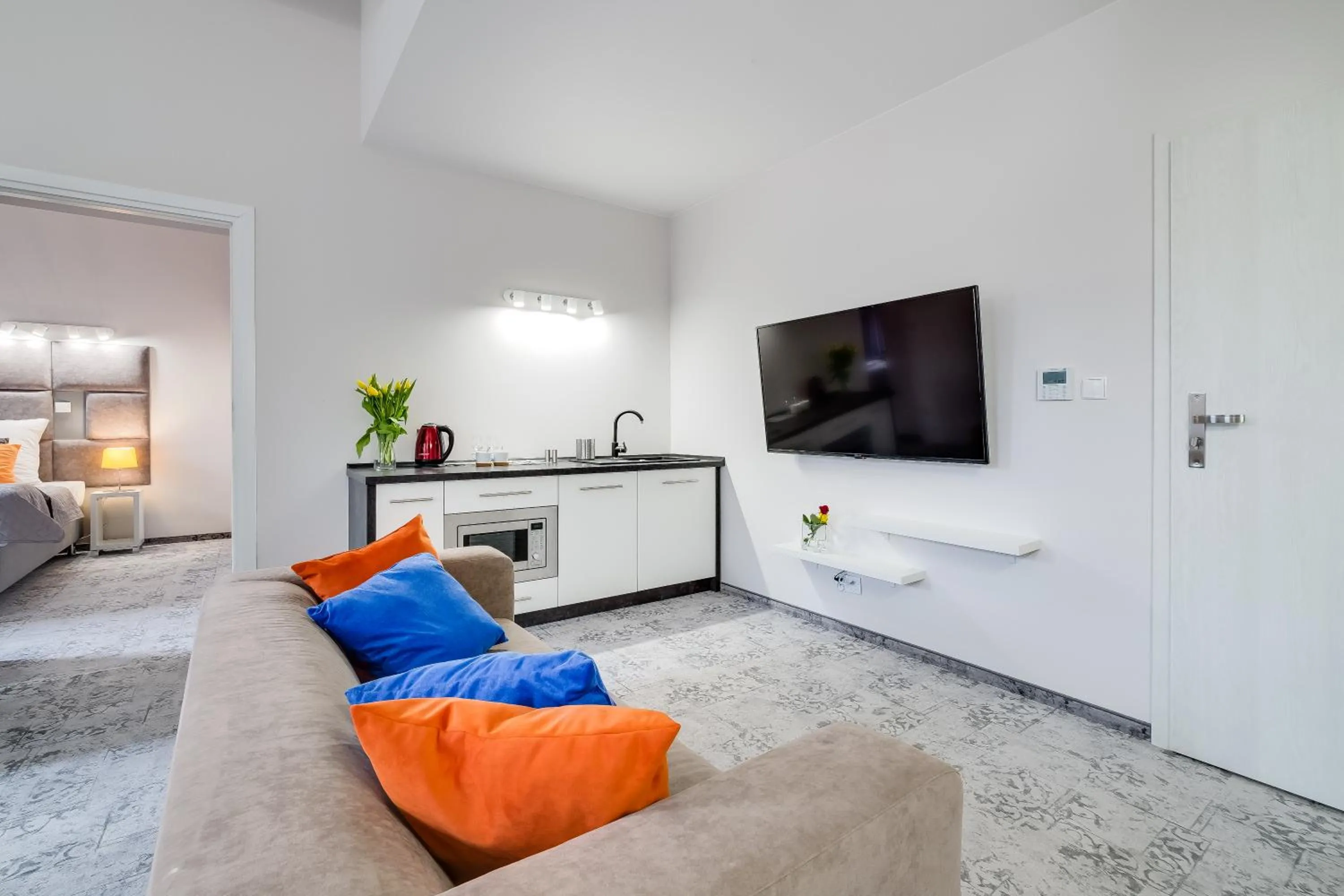 TV and multimedia, Bed in SAVOY Mariacka Apartments