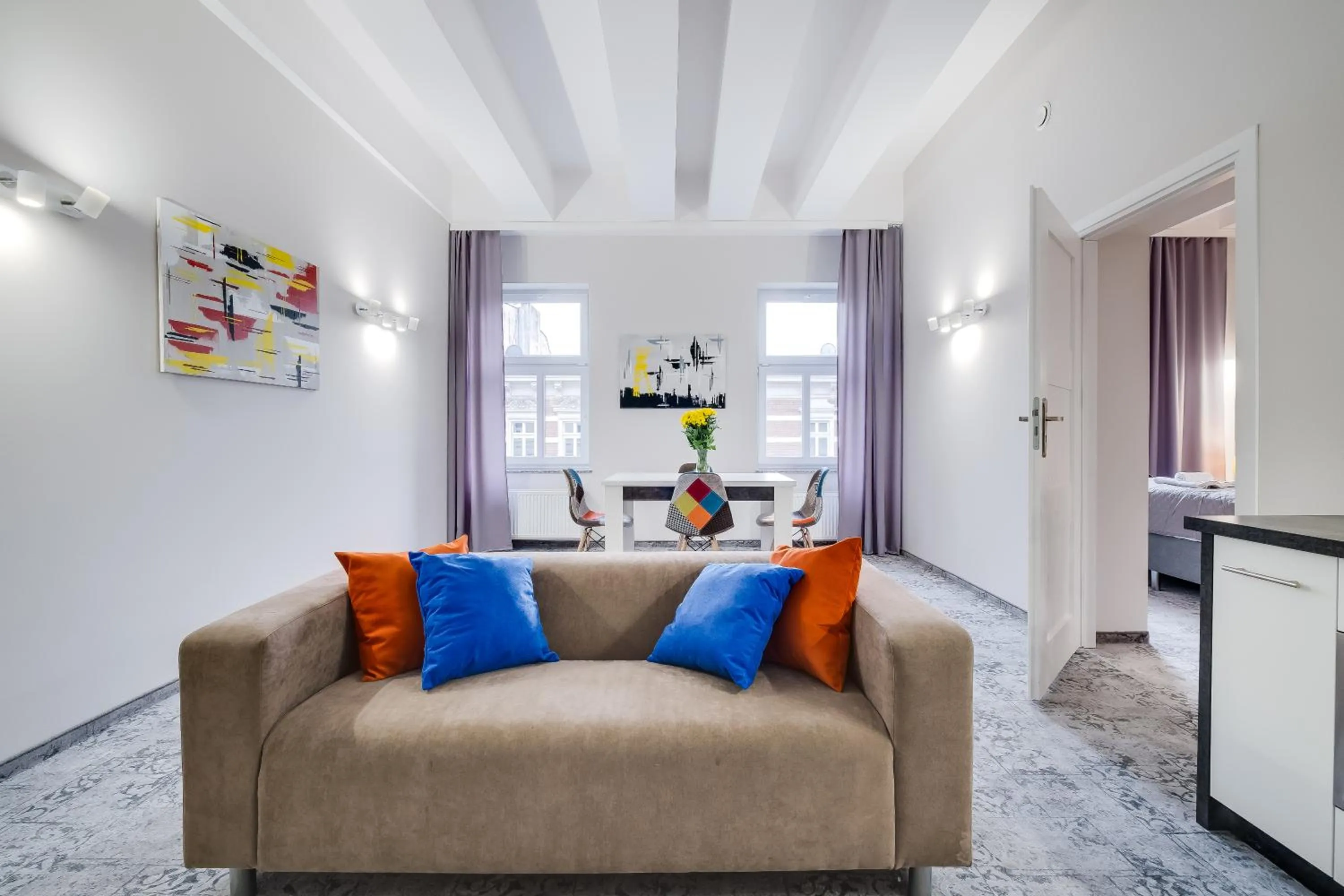 Kitchen or kitchenette in SAVOY Mariacka Apartments