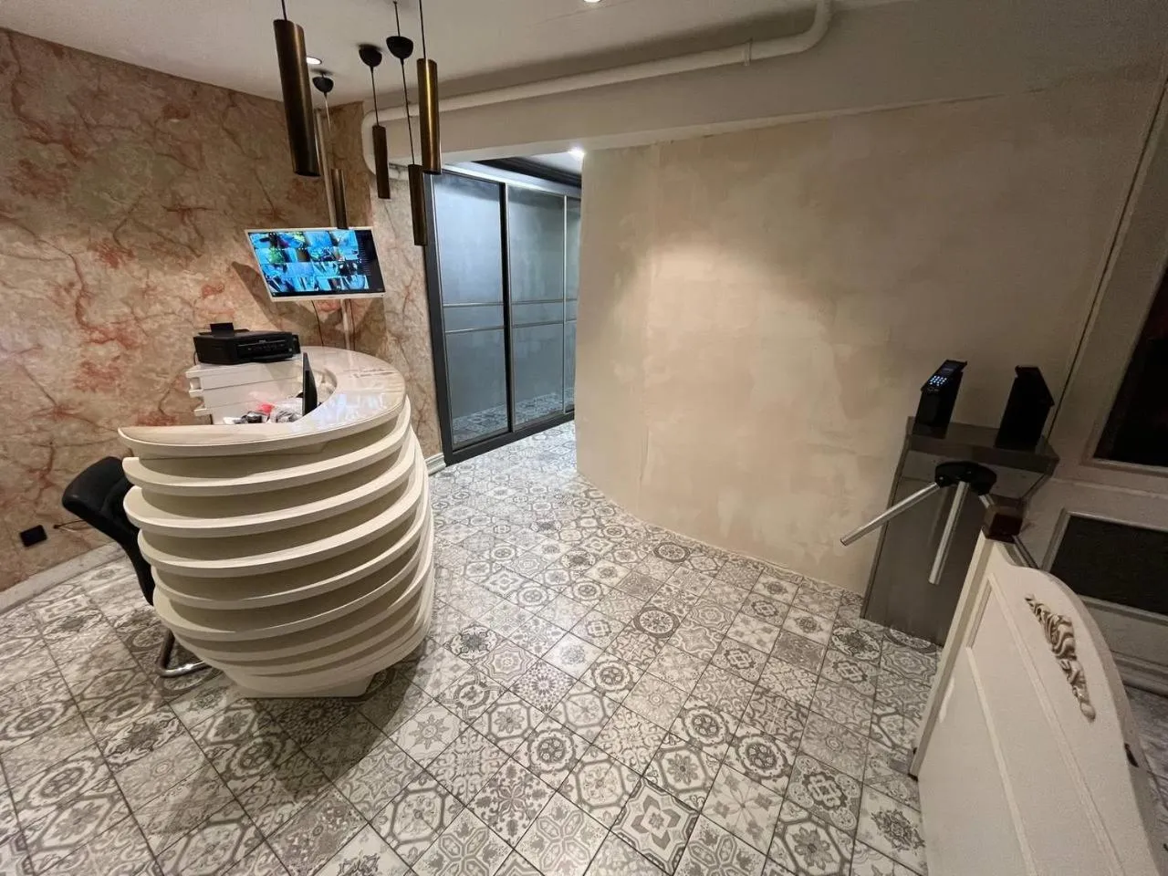 Lobby or reception in Global Hostel